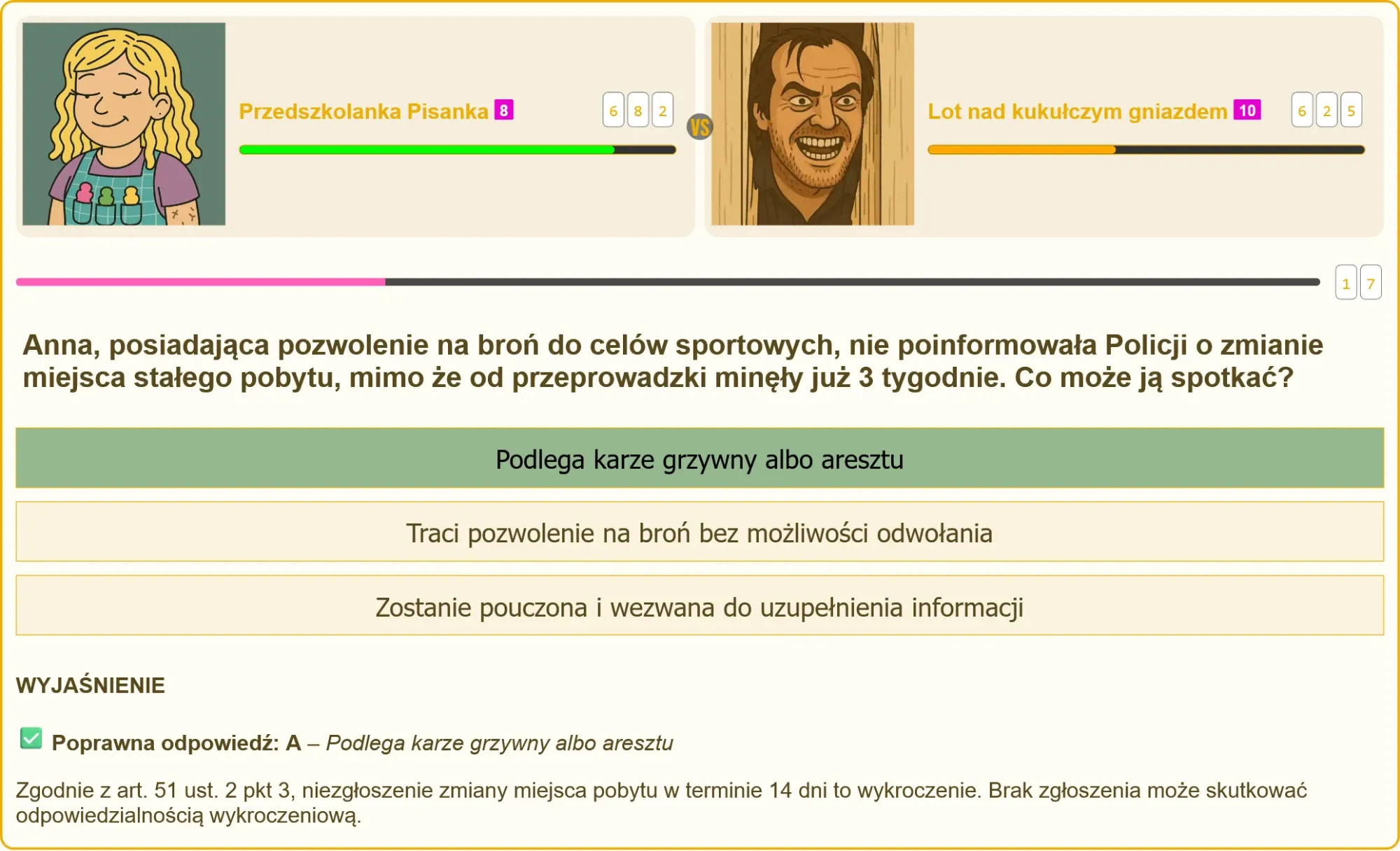 Konsekwencje niezgłoszenia zmiany miejsca pobytu z pozwoleniem na broń