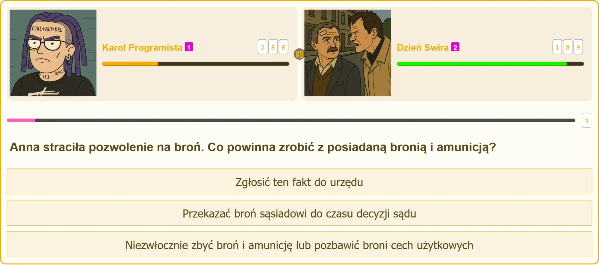 Anna z bronią po utracie pozwolenia - co robić?
