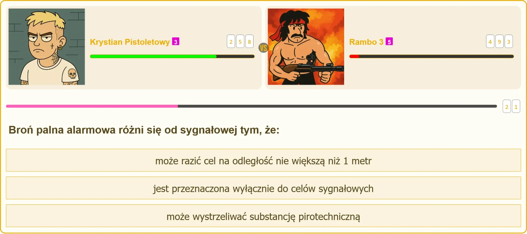 Porównanie broni palnej alarmowej i sygnałowej