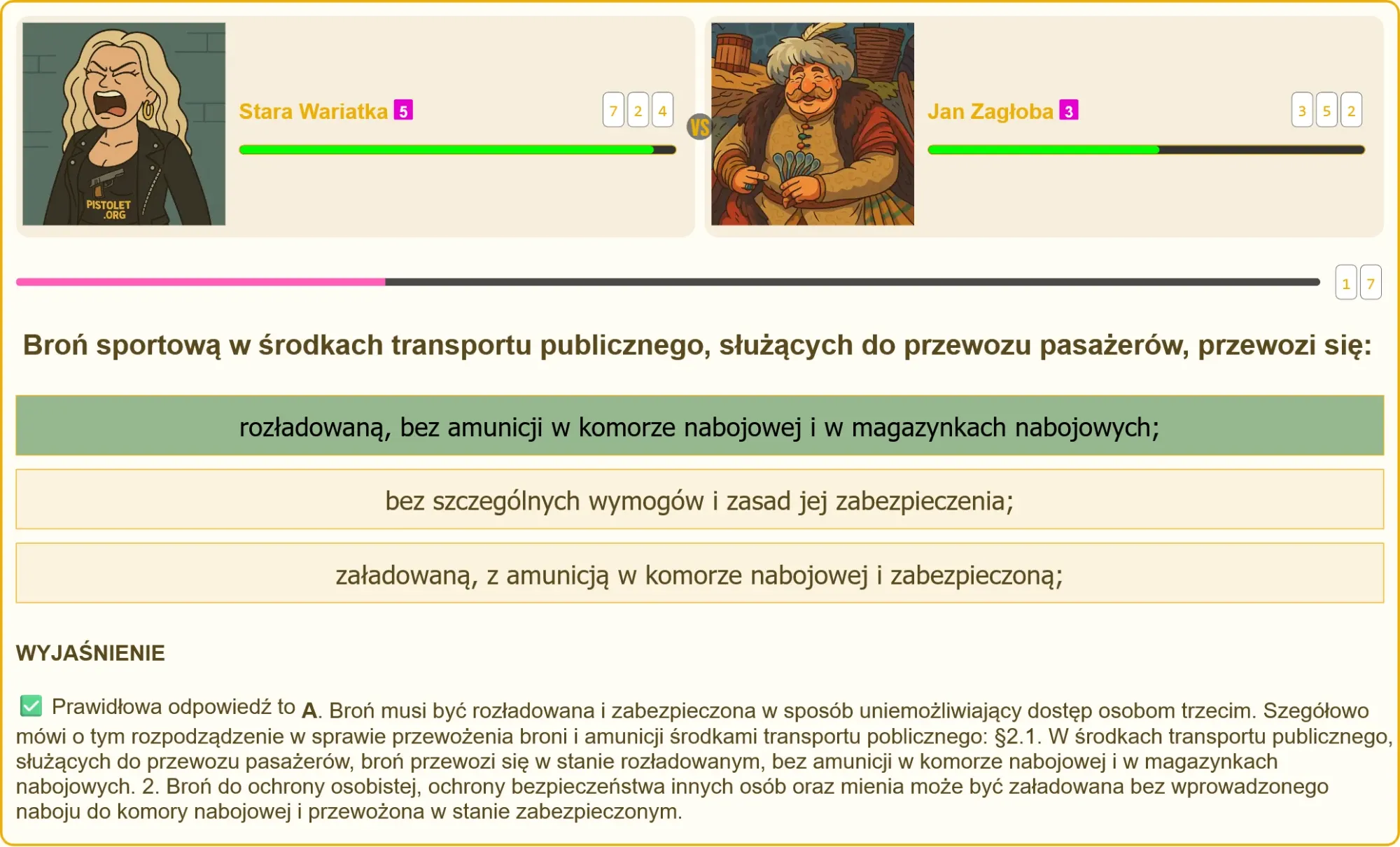 Poprawne zabezpieczenie broni sportowej w transporcie publicznym