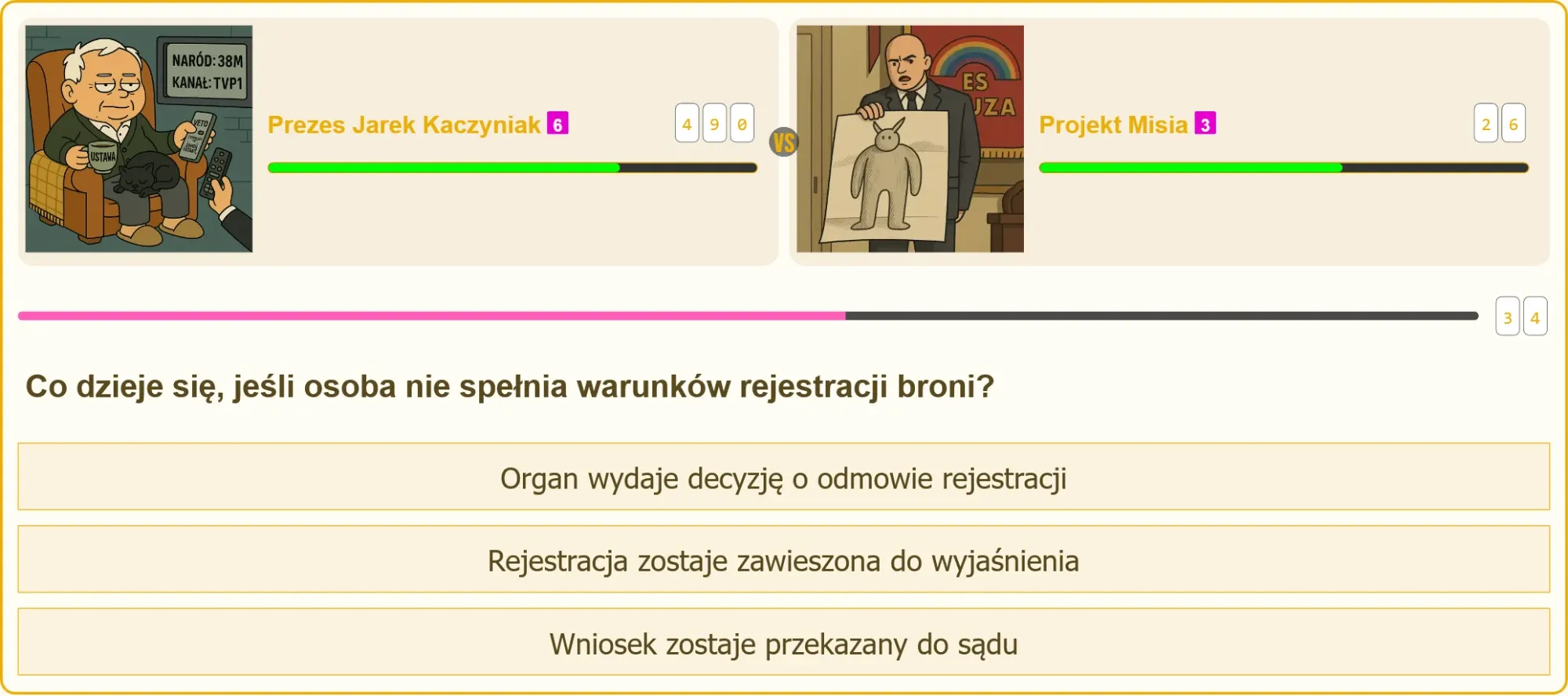 Pojedynek wiedzy na patent strzelecki - co dzieje się, gdy nie spełniasz warunków rejestracji broni?