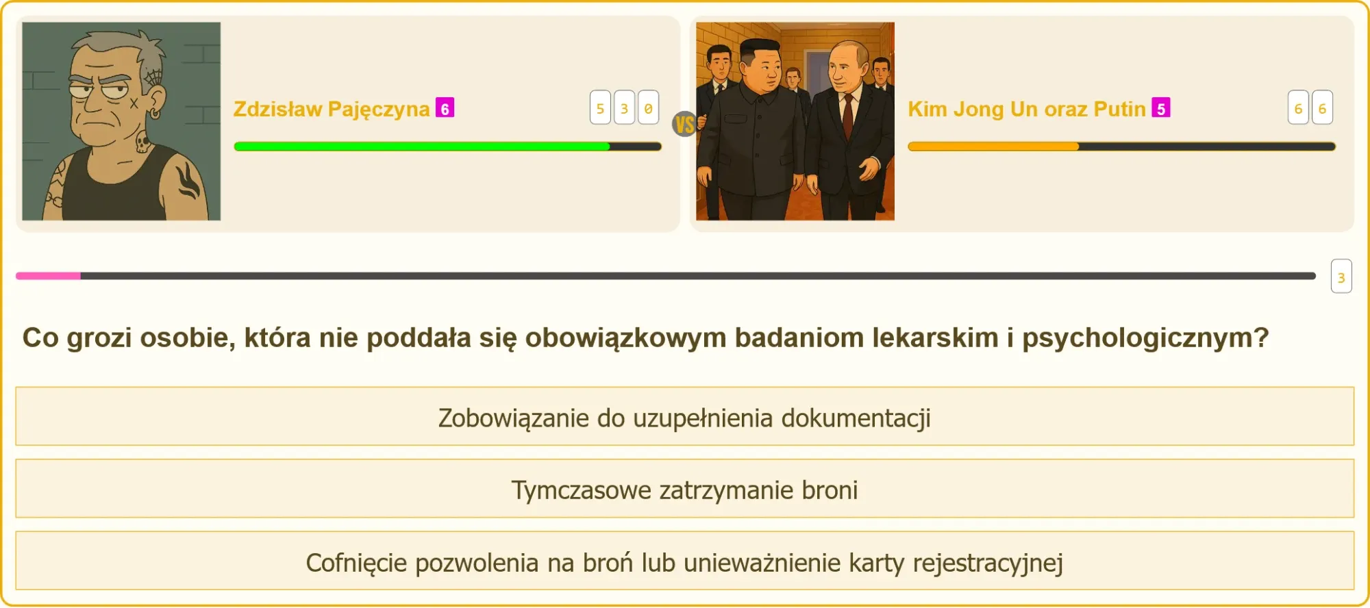 Konsekwencje niepoddania się badaniom na patent strzelecki