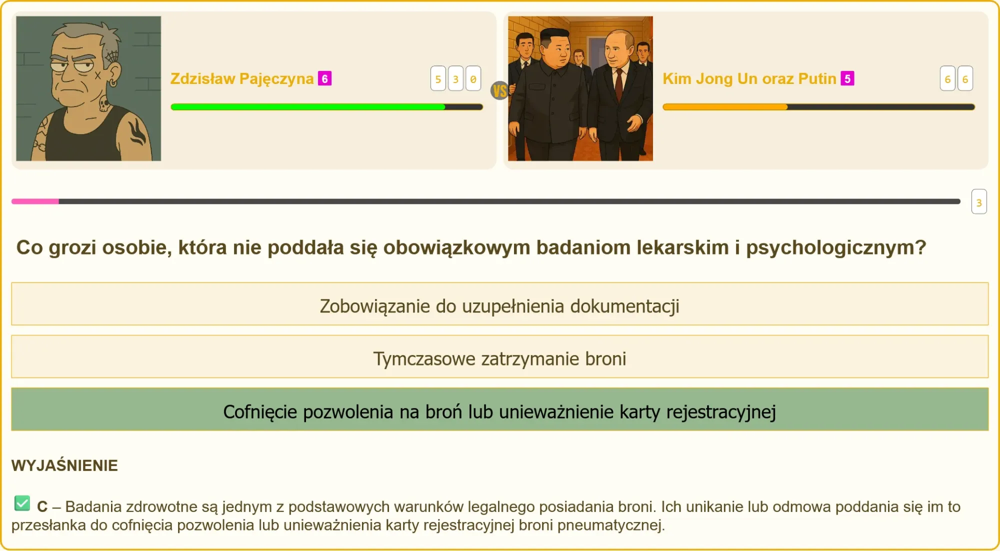 Pozwolenie na broń a obowiązkowe badania lekarskie