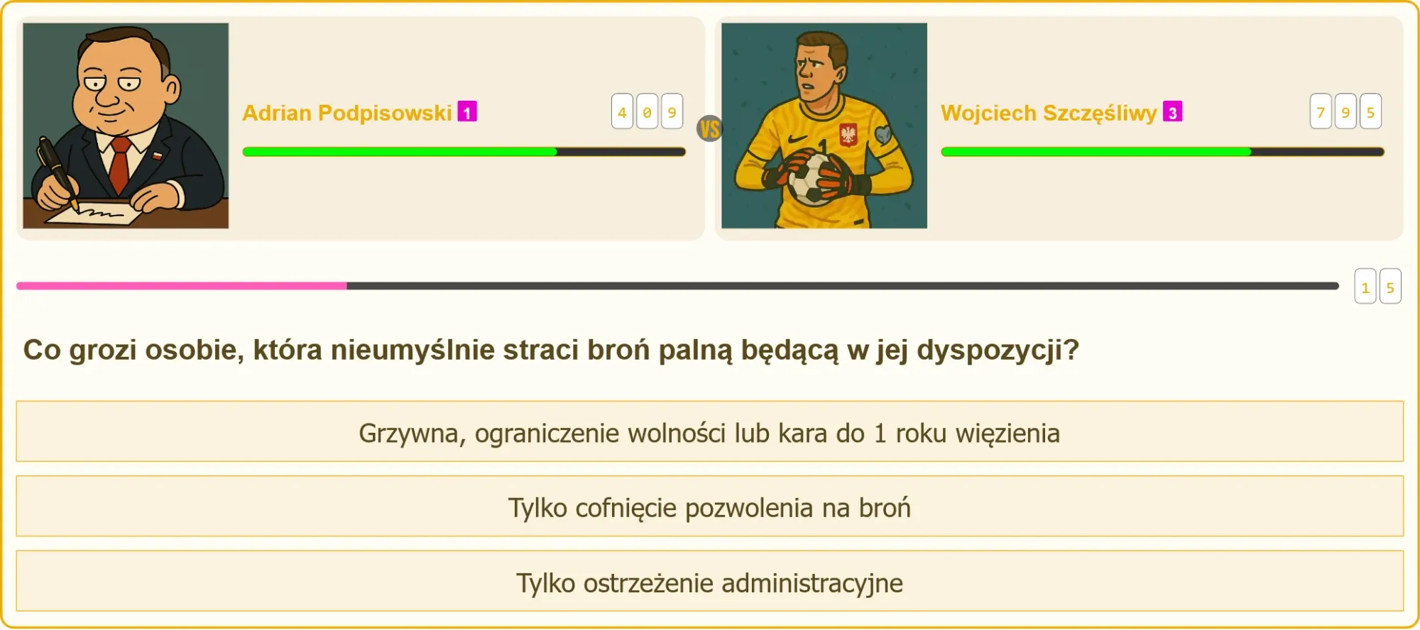 Mężczyzna sprawdzający broń przed strzelnicą