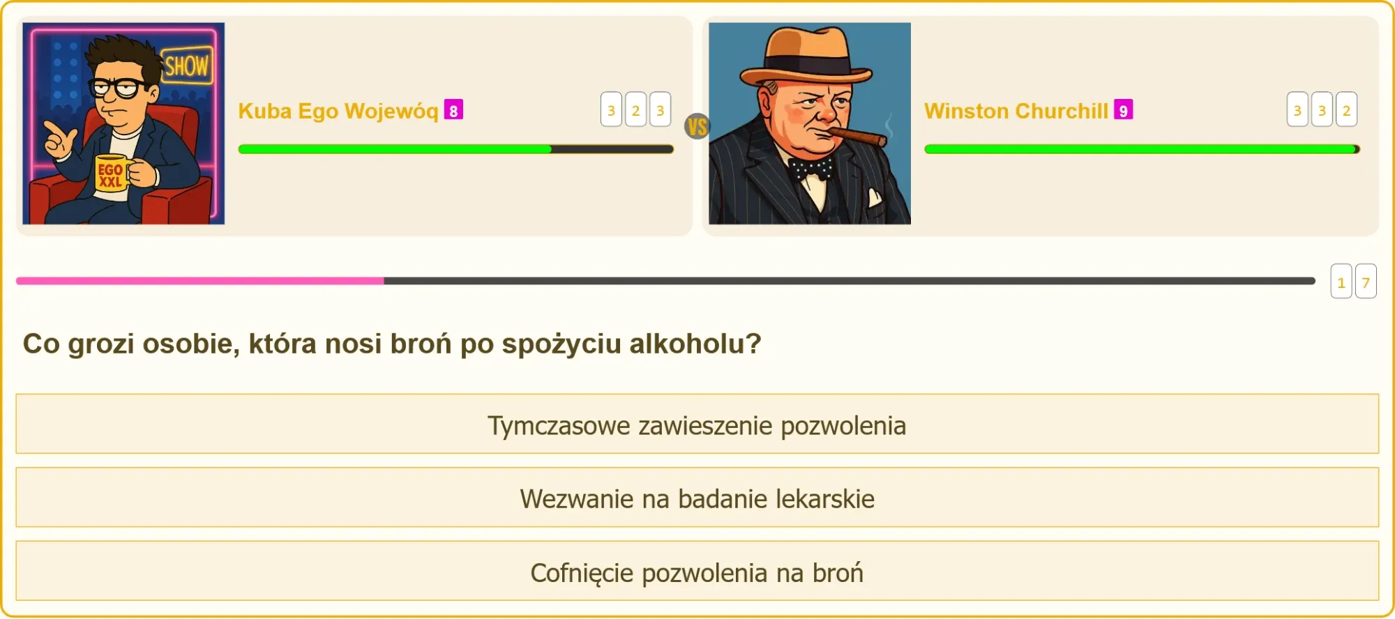 Pytanie testowe na patent strzelecki – konsekwencje noszenia broni po alkoholu