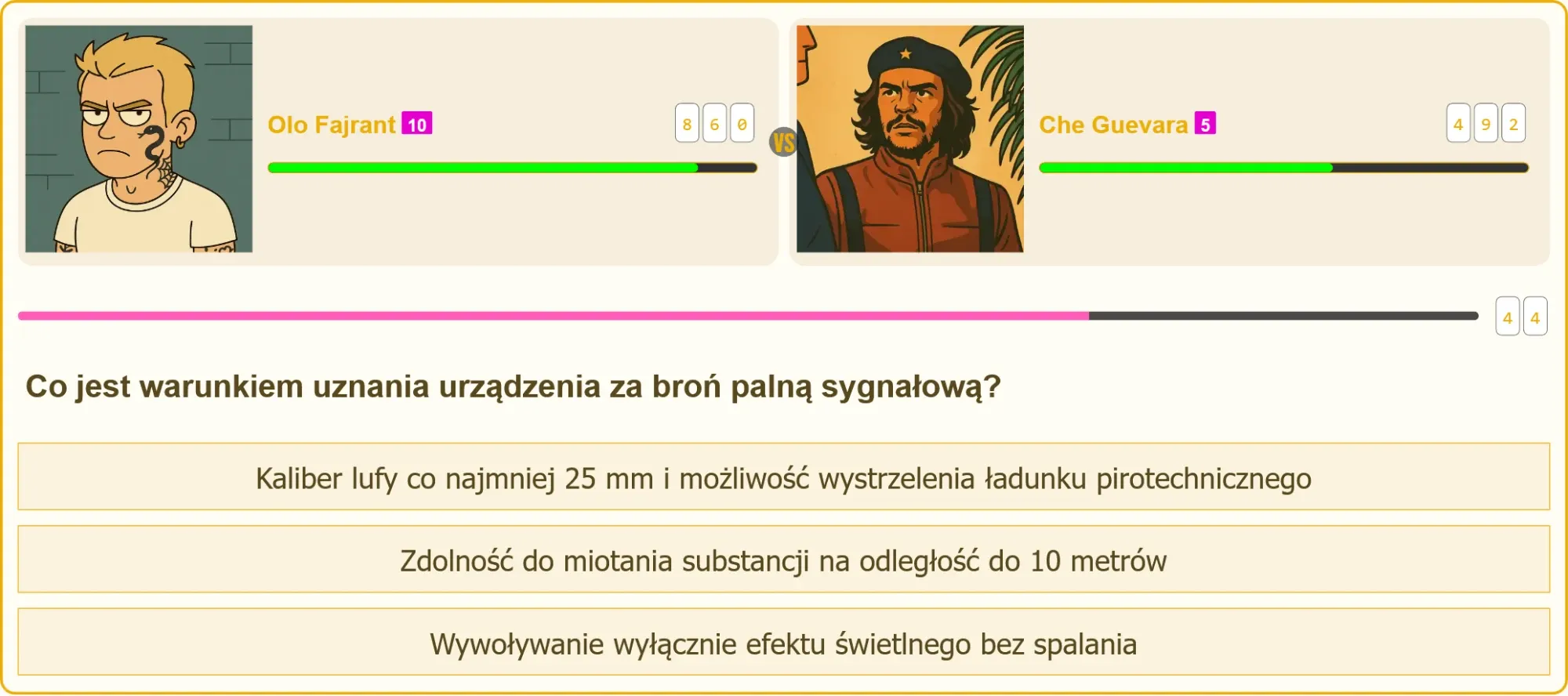Broń palna sygnałowa – przykładowy model