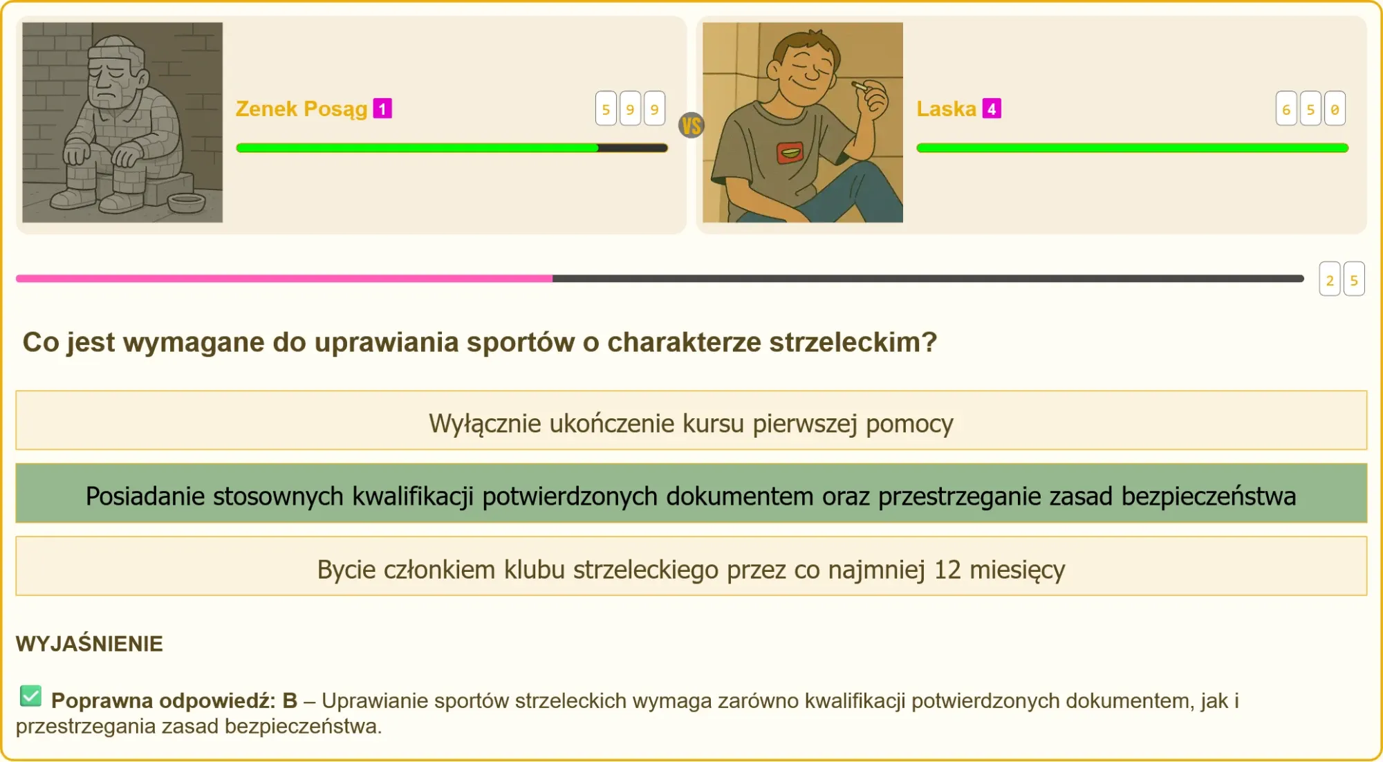 Egzamin na patent strzelecki – pytania testowe