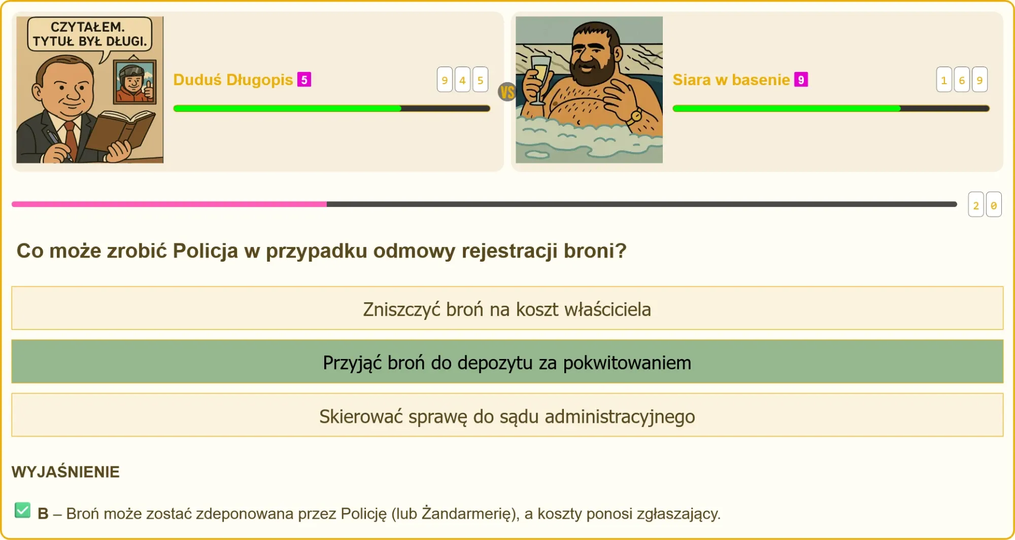 Egzamin na patent strzelecki - pytania testowe