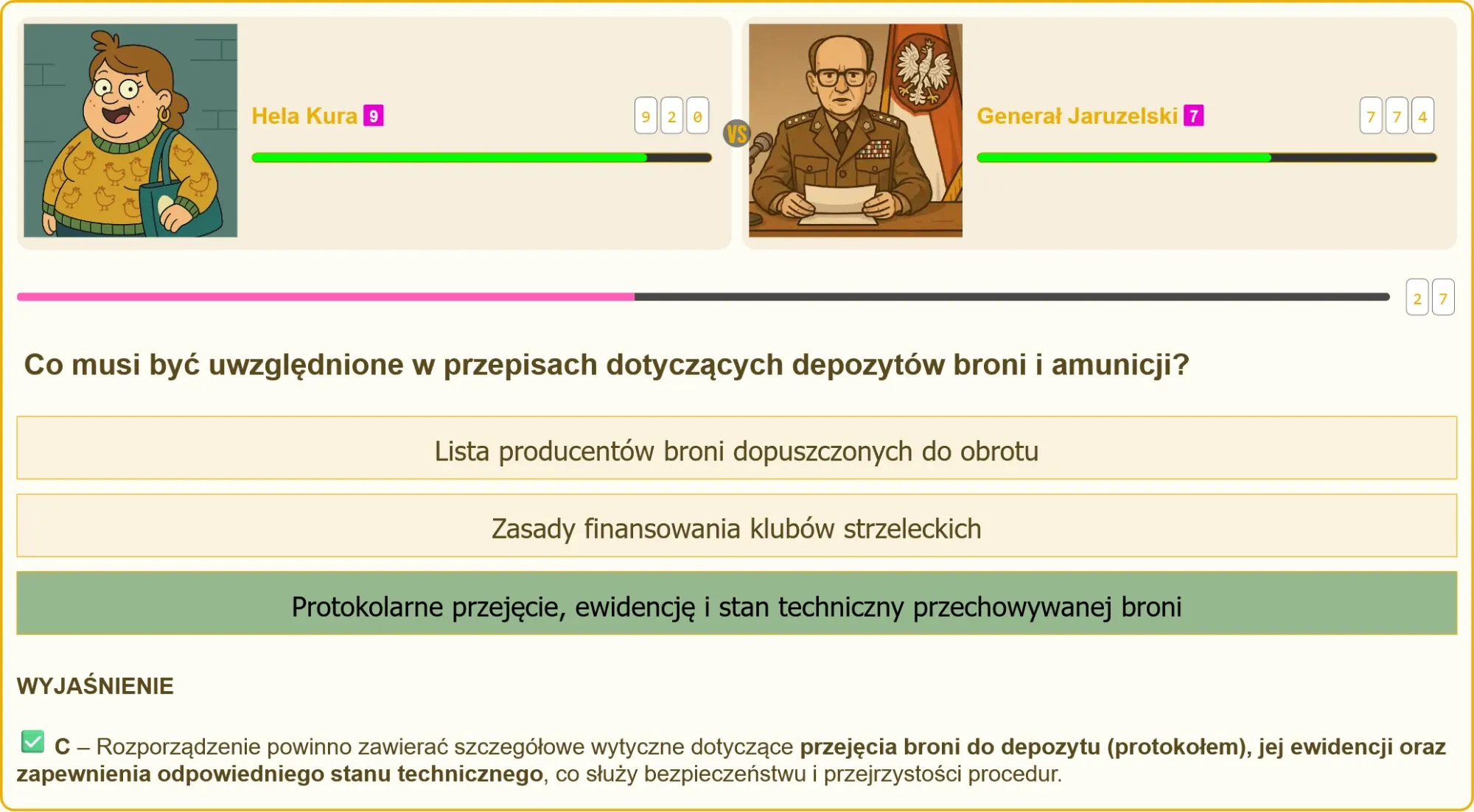 Test na patent strzelecki – pojedynek wiedzy