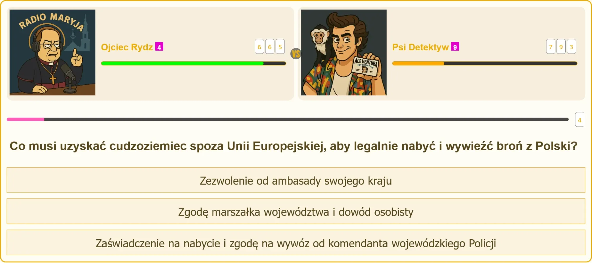 Cudzoziemiec składający wniosek o broń w Polsce