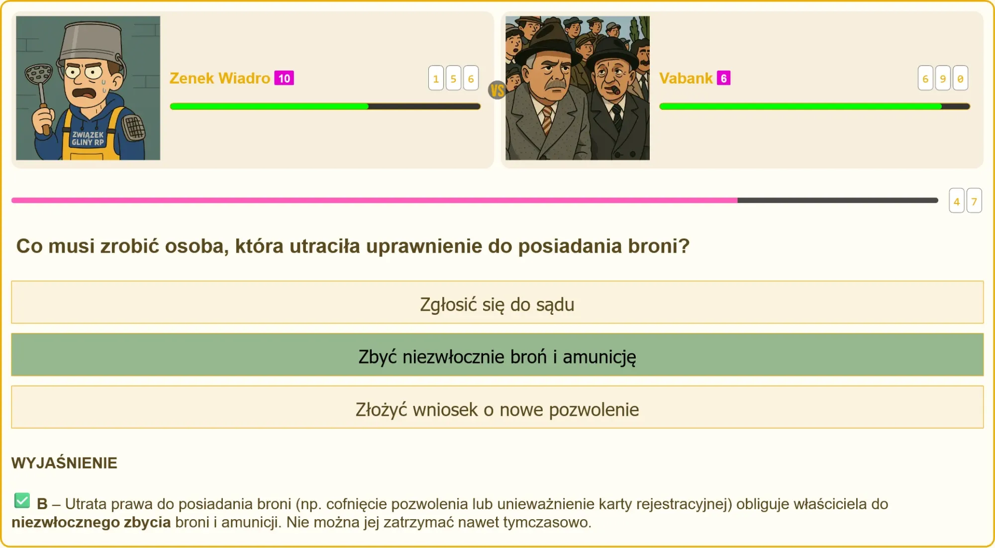 Co zrobić gdy utracisz pozwolenie na broń - infografika