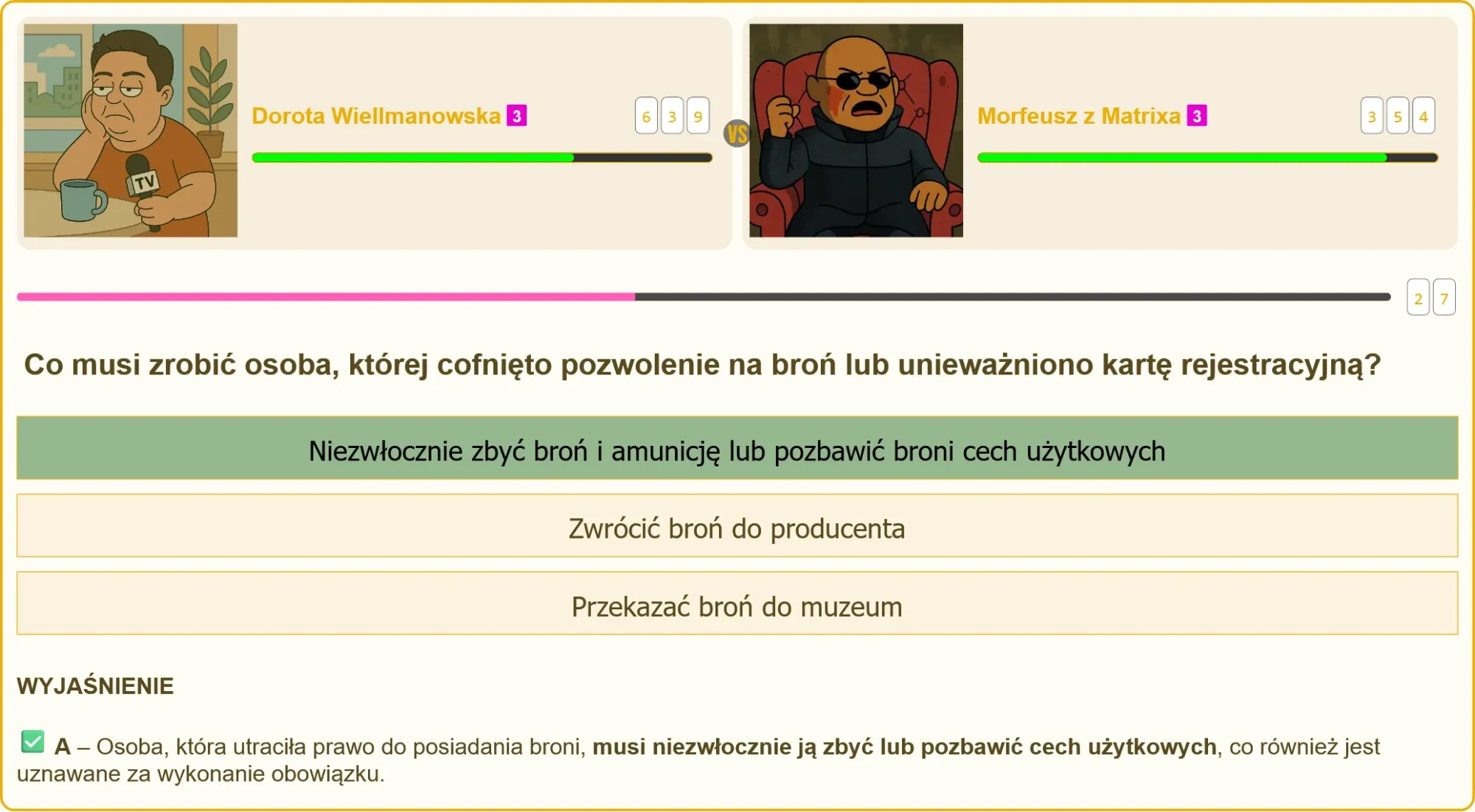 Test na pozwolenie na broń - co zrobić gdy utracisz prawo do broni