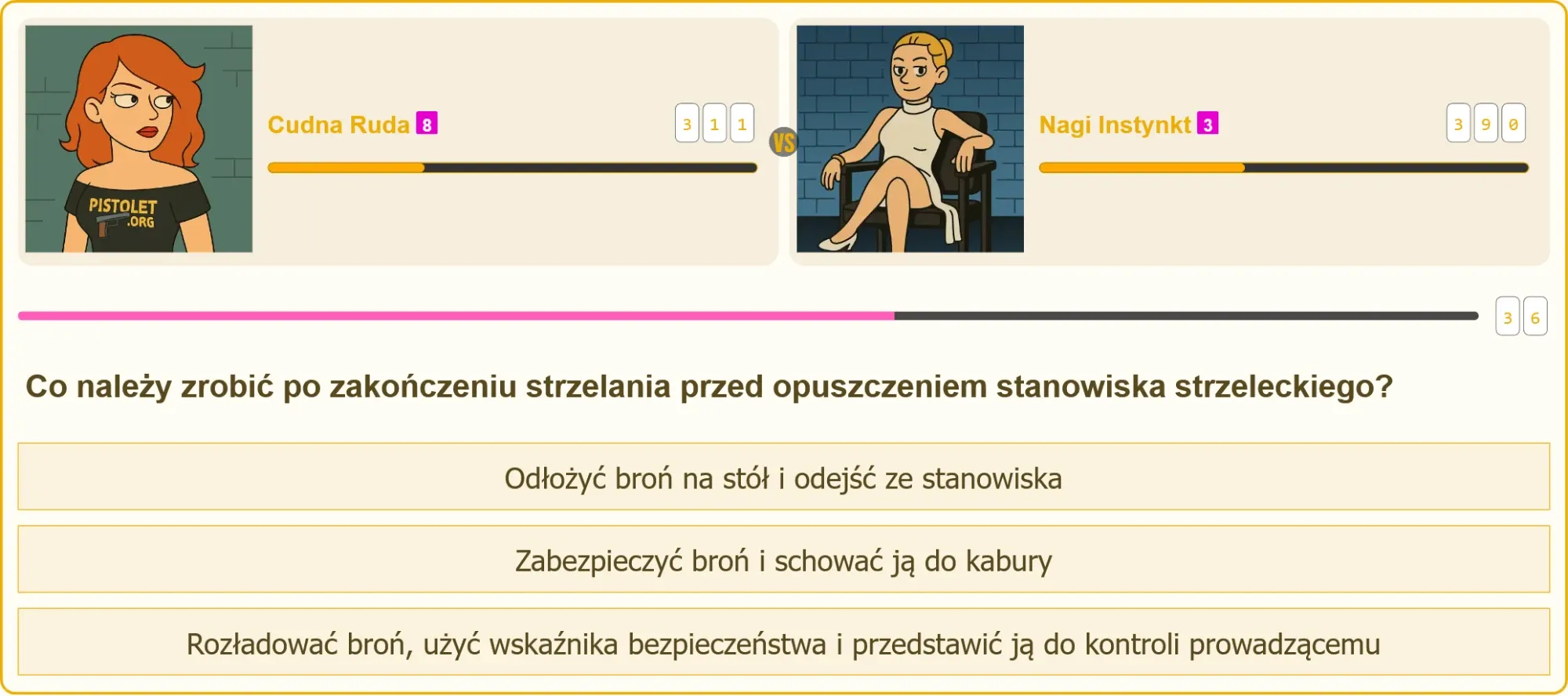 stanowisko strzeleckie po zakonczeniu strzelania