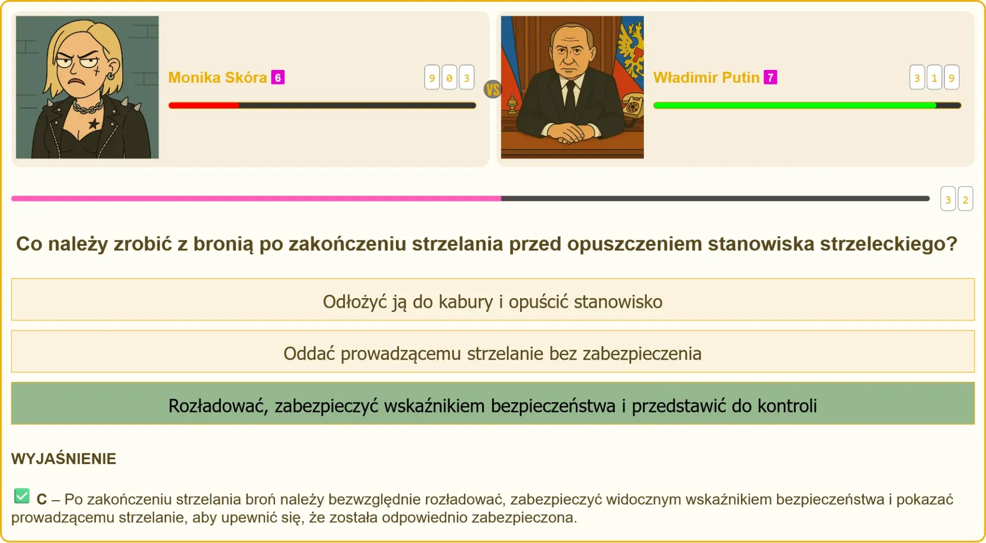 Egzamin na patent strzelecki - pytania testowe