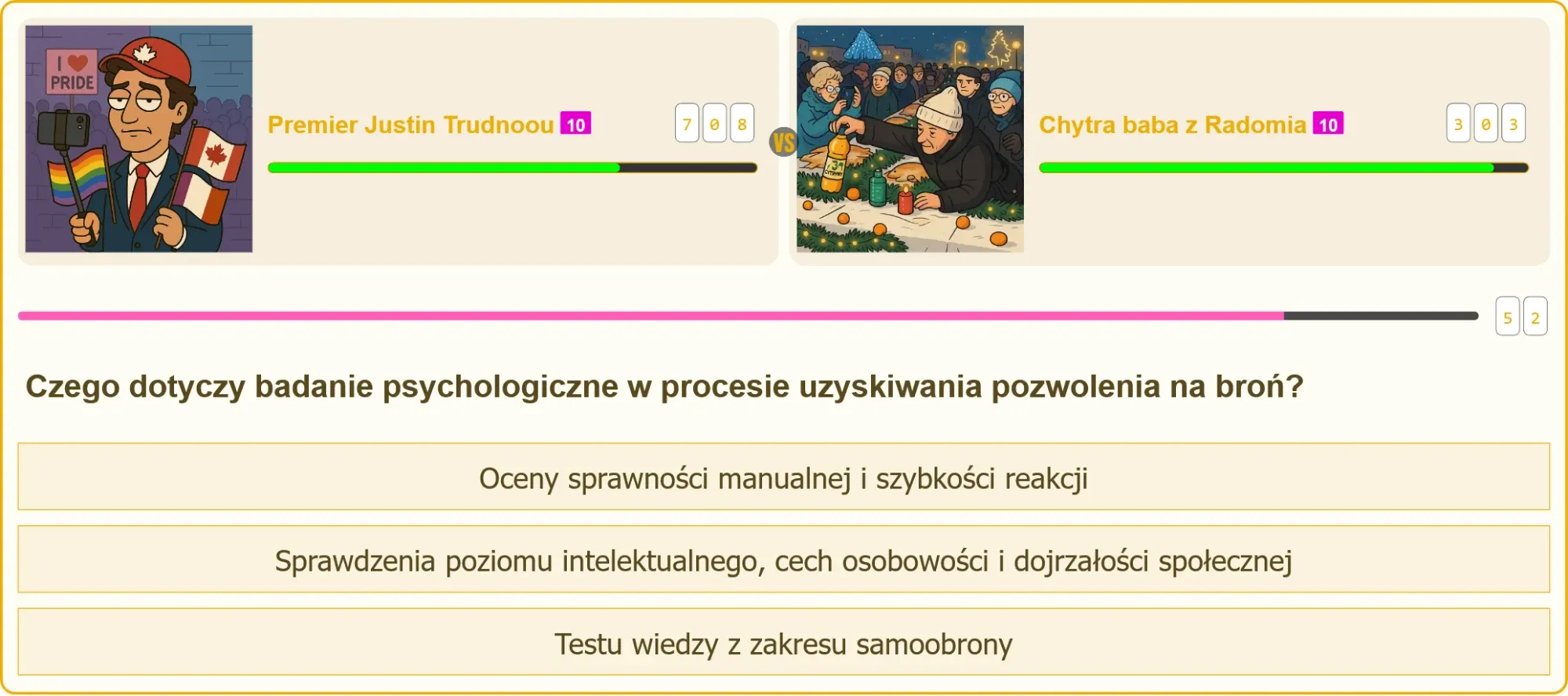 Badanie psychologiczne na pozwolenie na broń