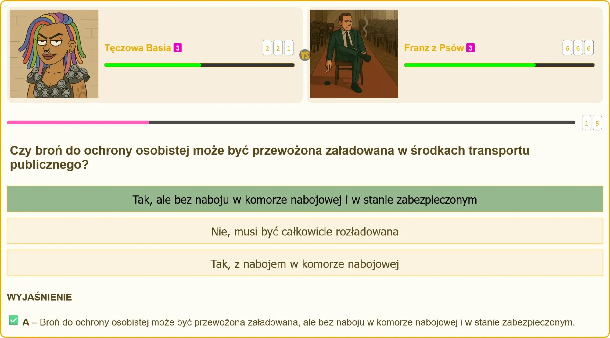 Egzamin na patent strzelecki - pytania testowe