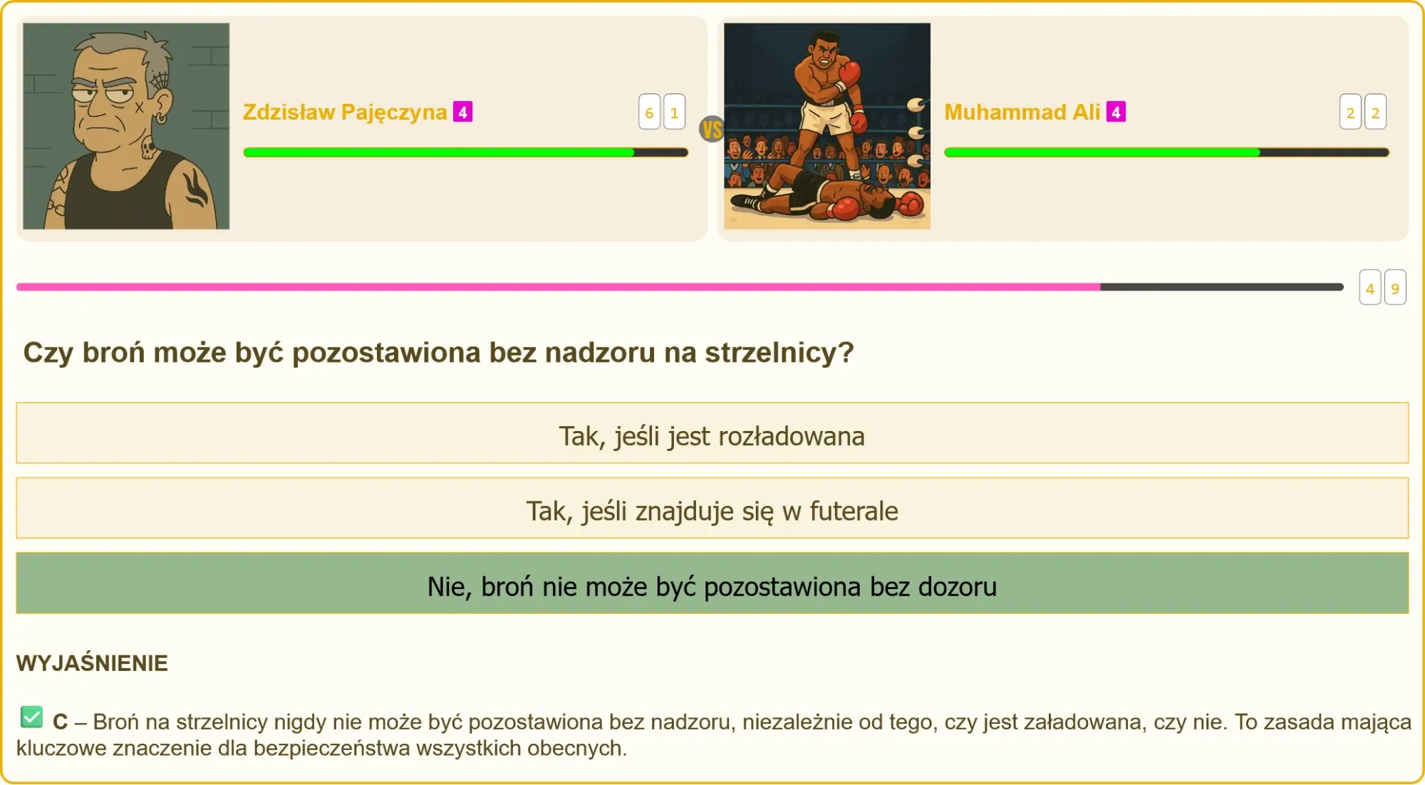 Strzelnica - miejsce gdzie broń nigdy nie może być bez nadzoru