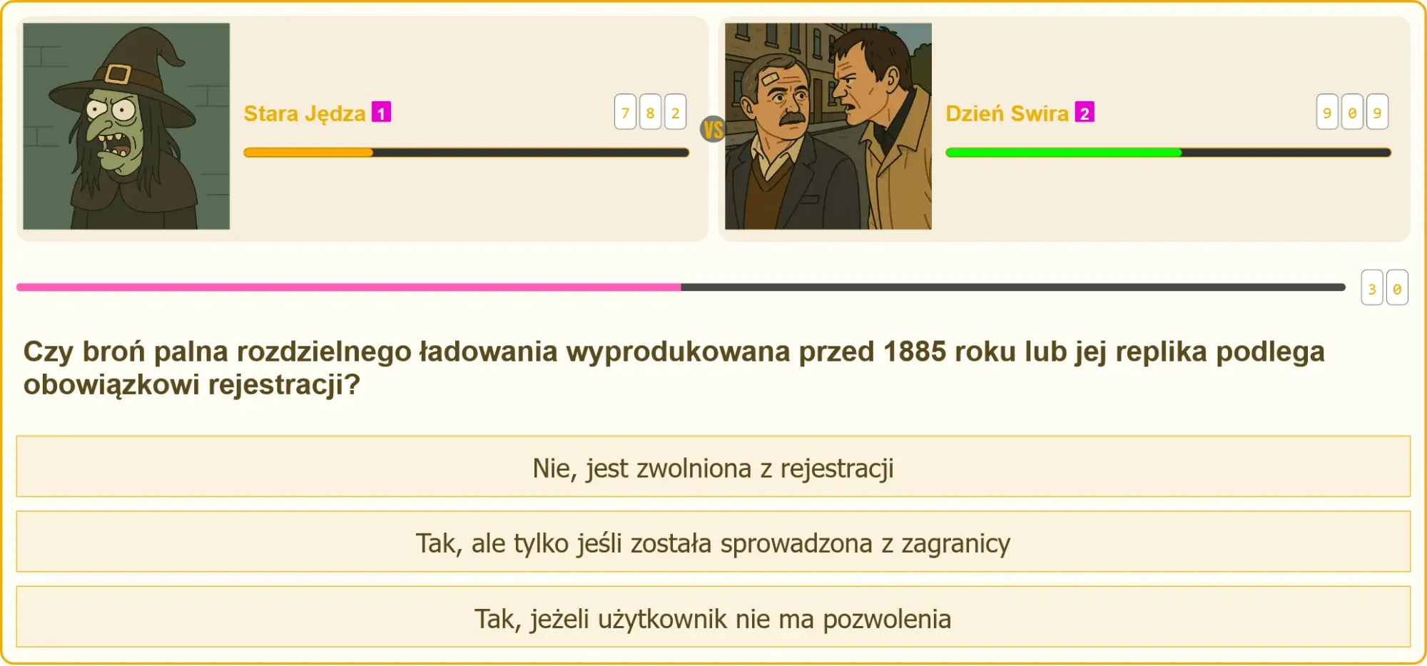 historyczny rewolwer rozdzielnego ładowania z XIX wieku
