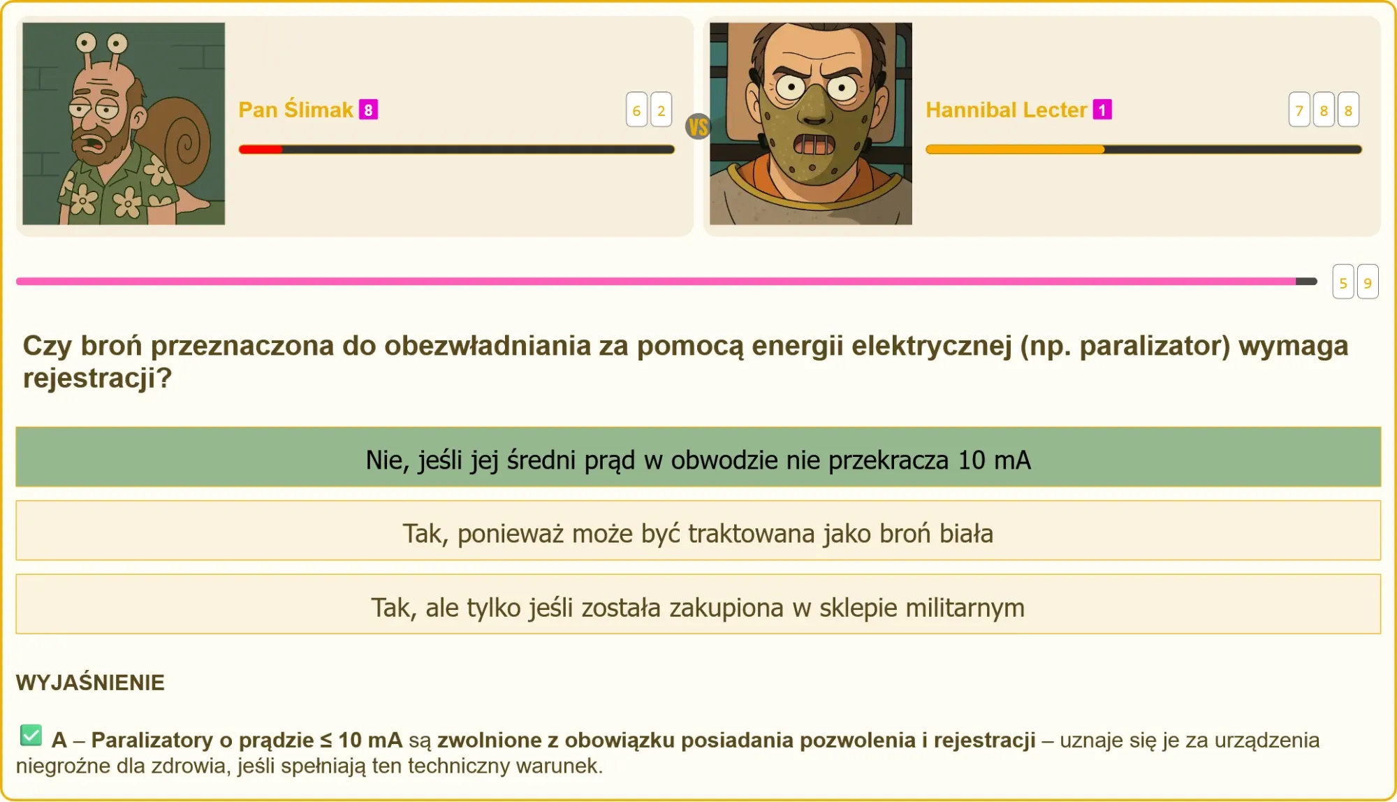 Egzamin na patent strzelecki - czy paralizator wymaga pozwolenia?