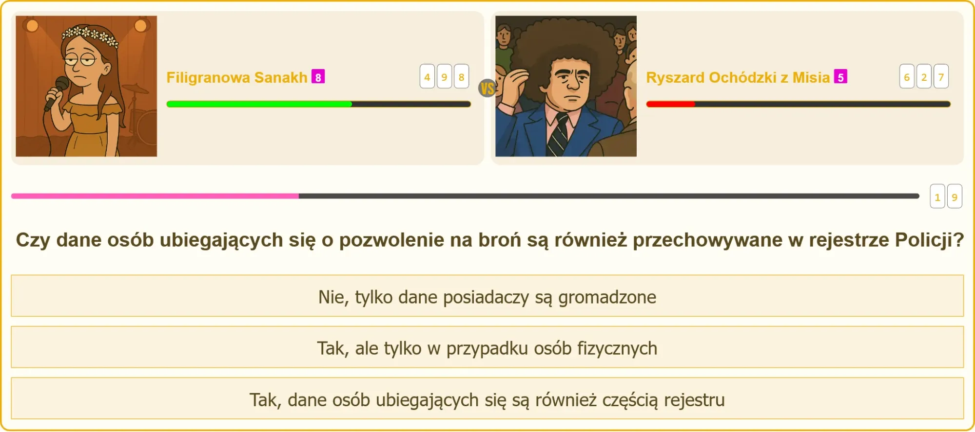 Policja rejestr broni – infografika