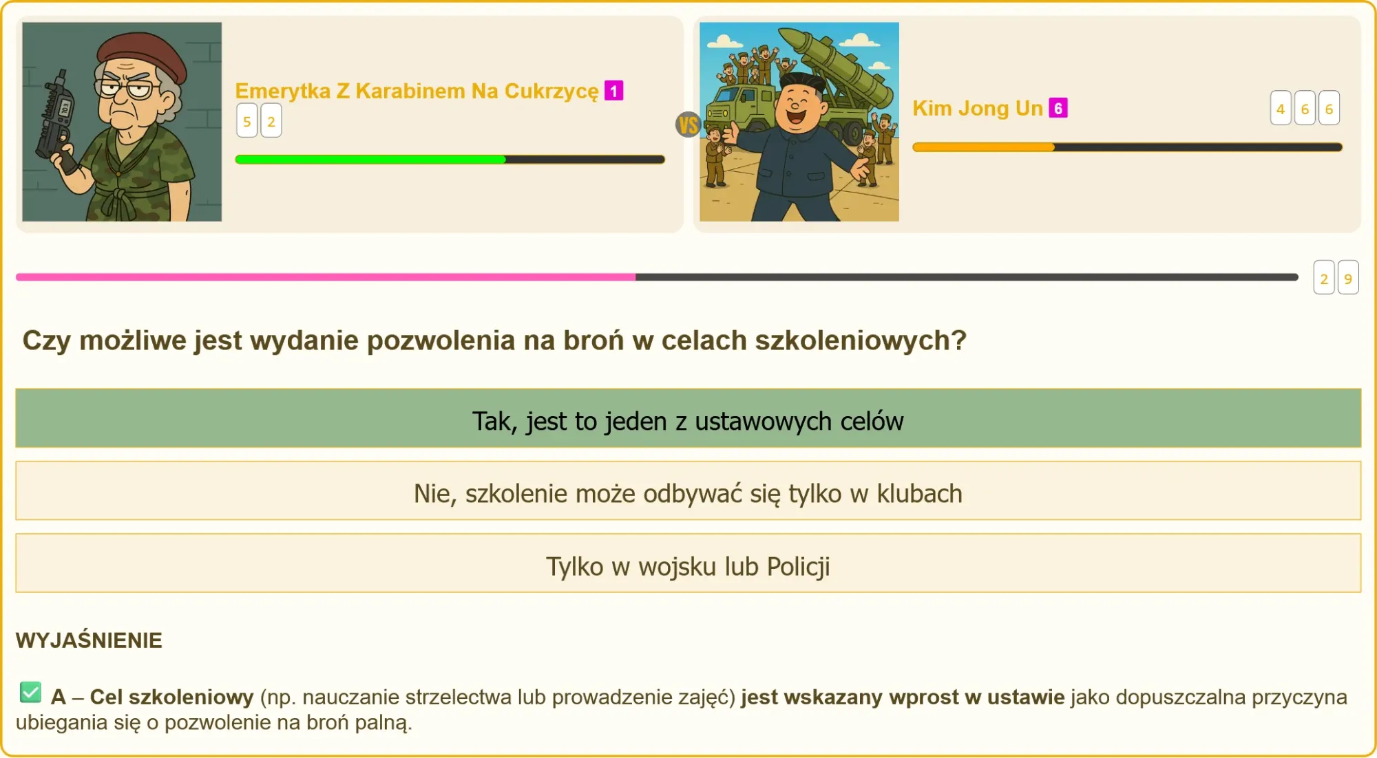 Egzamin na patent strzelecki – test pisemny