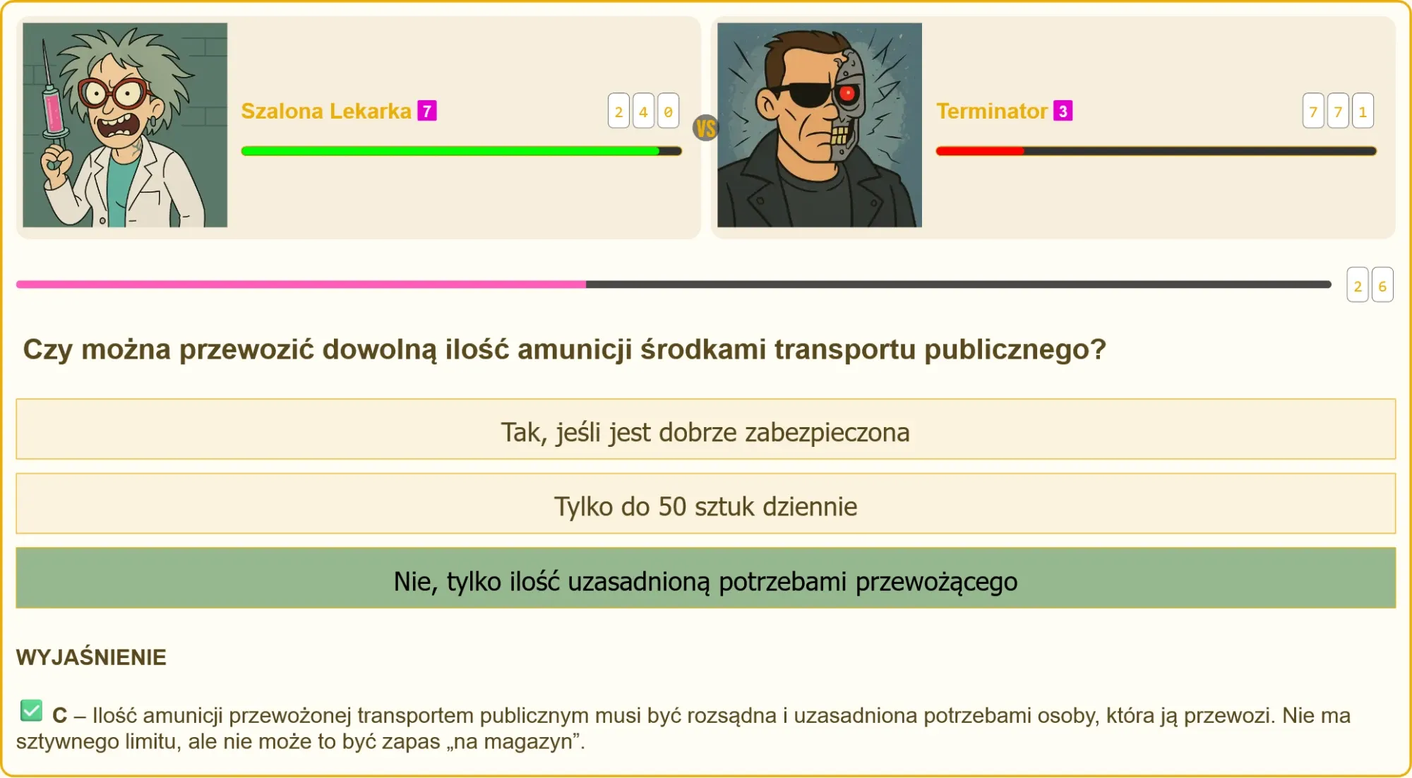 Egzamin na patent strzelecki – przewóz amunicji