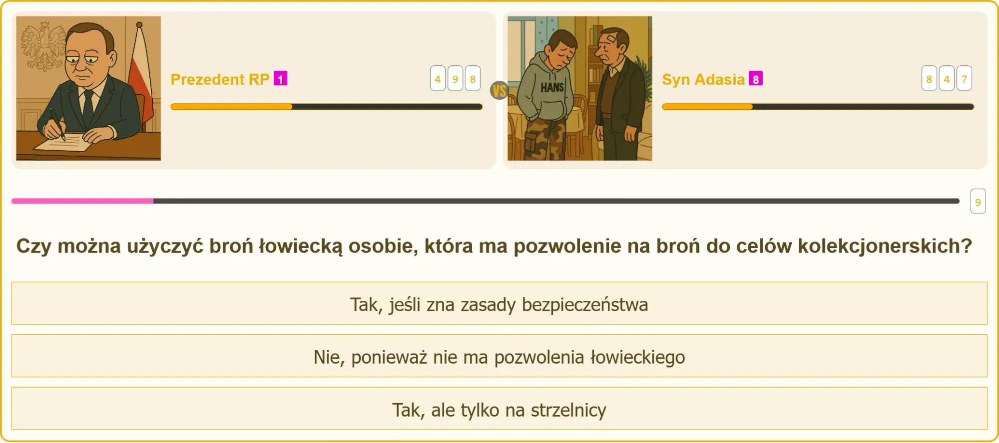 Pojedynek na wiedzę o broni łowieckiej i kolekcjonerskiej