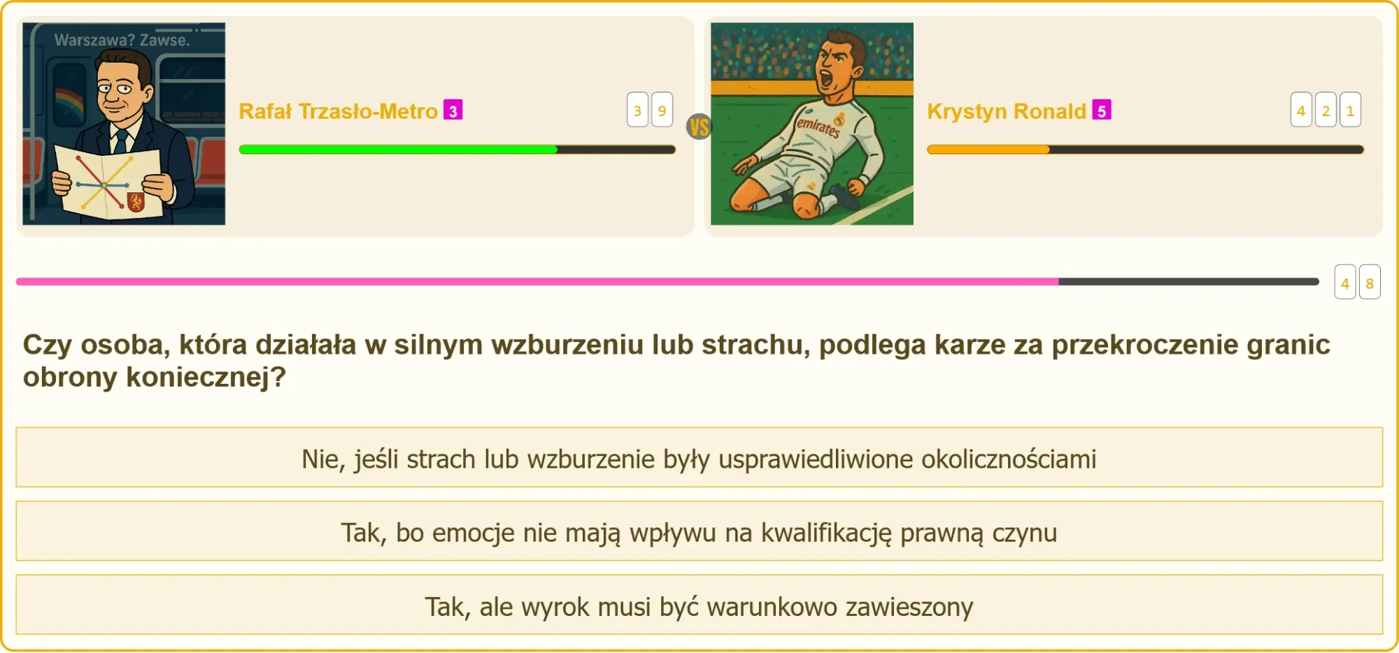 Człowiek trzymający pistolet w stresującej sytuacji