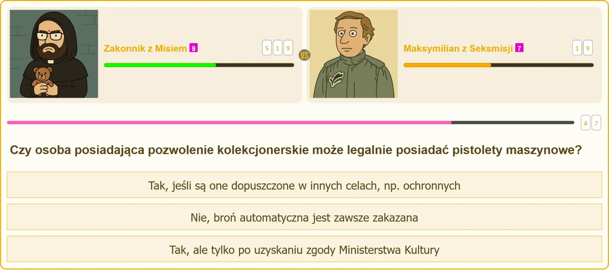 Pistolet maszynowy w kolekcji broni