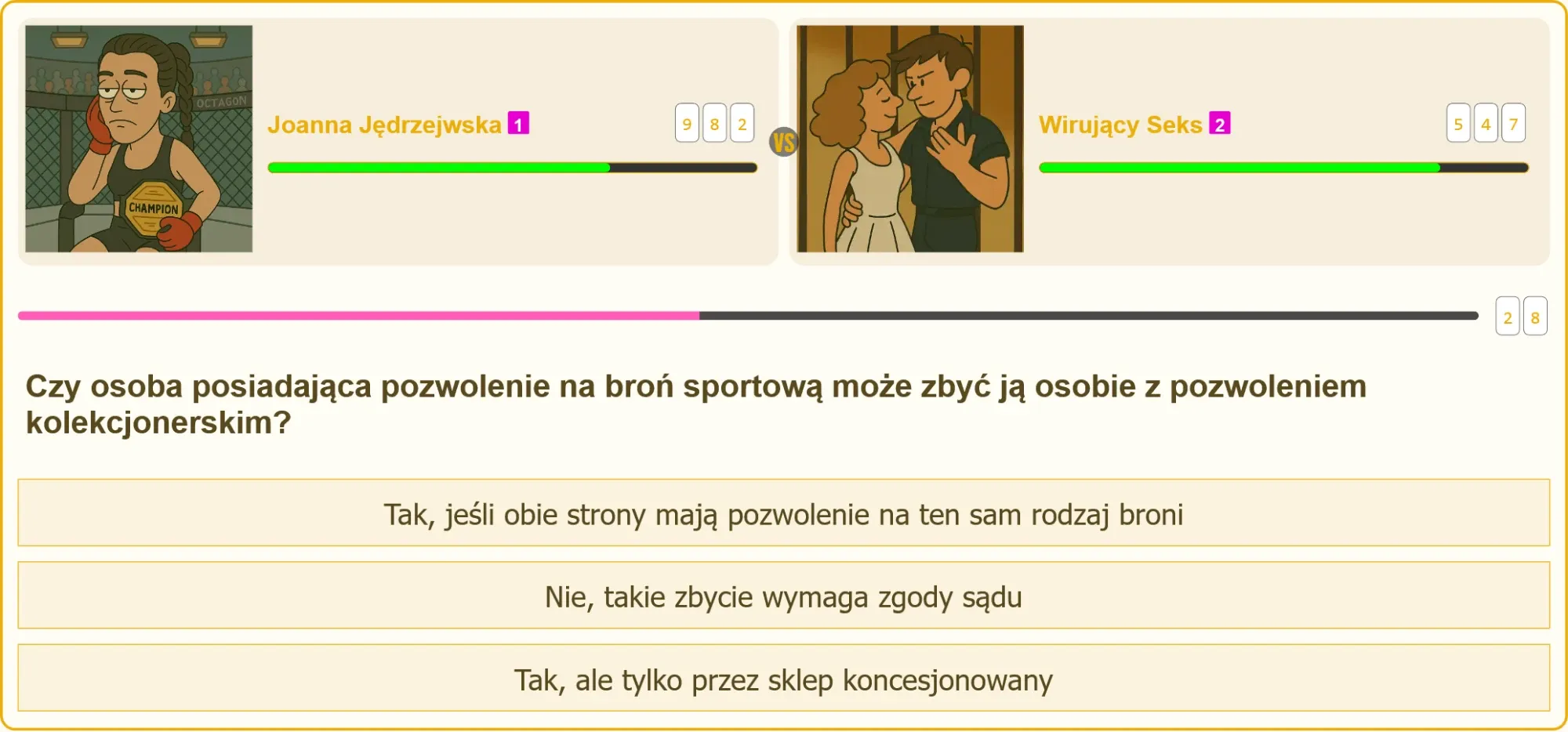 Pojedynek na egzaminie na patent strzelecki