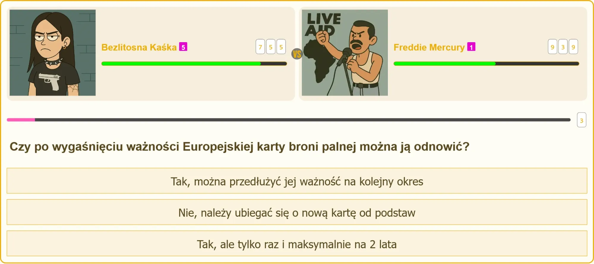 Europejska karta broni palnej – przedłużenie ważności