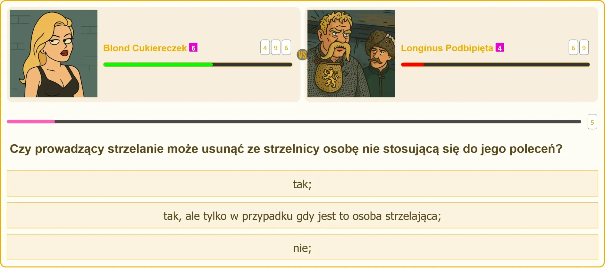 Prowadzący strzelanie wydający polecenia na strzelnicy