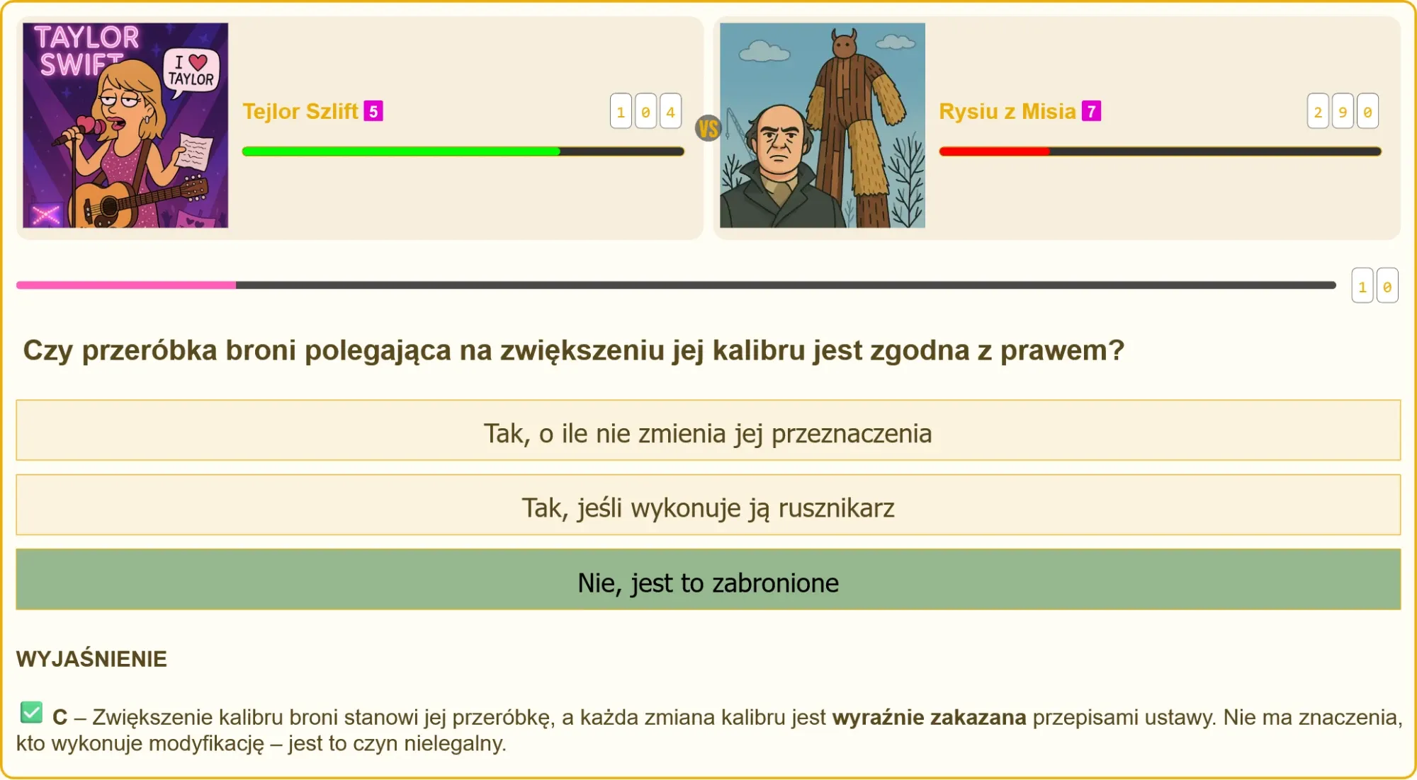 Czy przeróbka broni zwiększająca kaliber jest legalna?