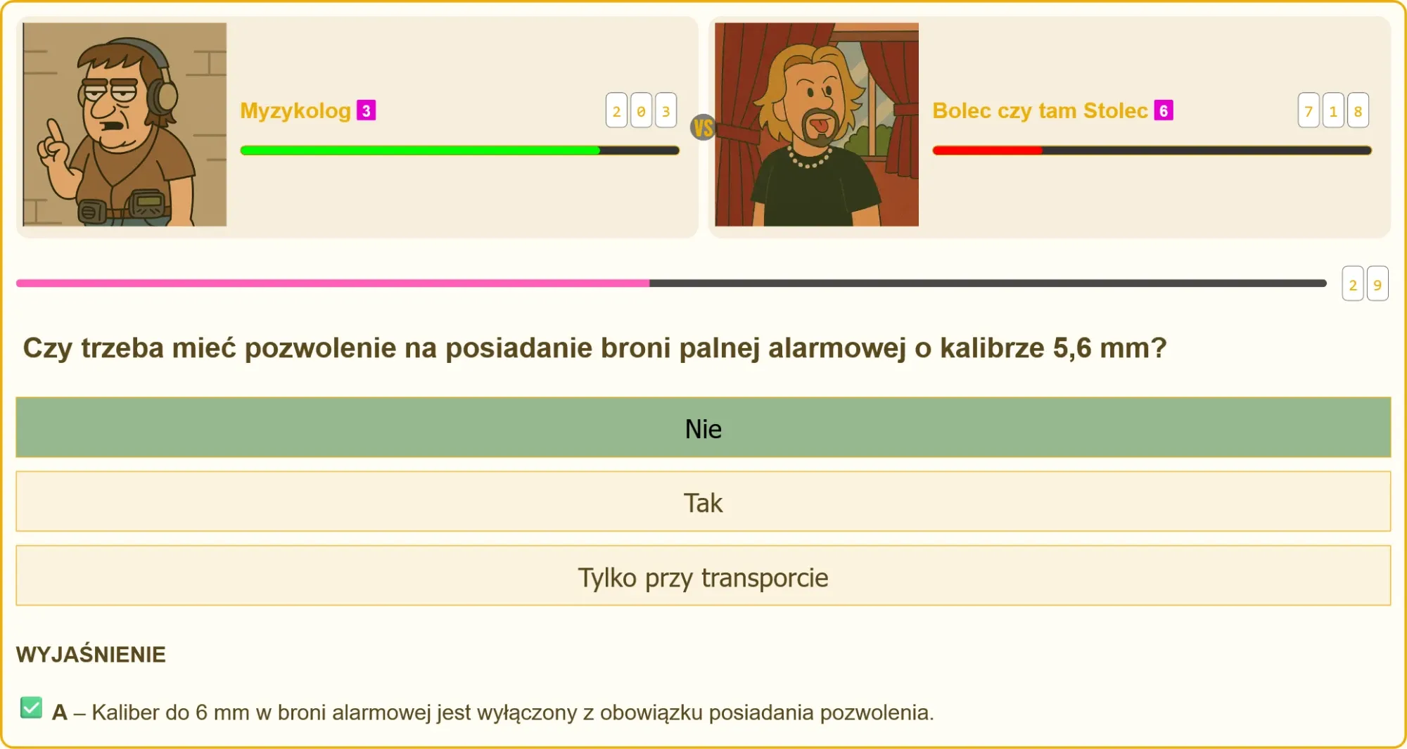 Egzamin na patent strzelecki – pytania testowe