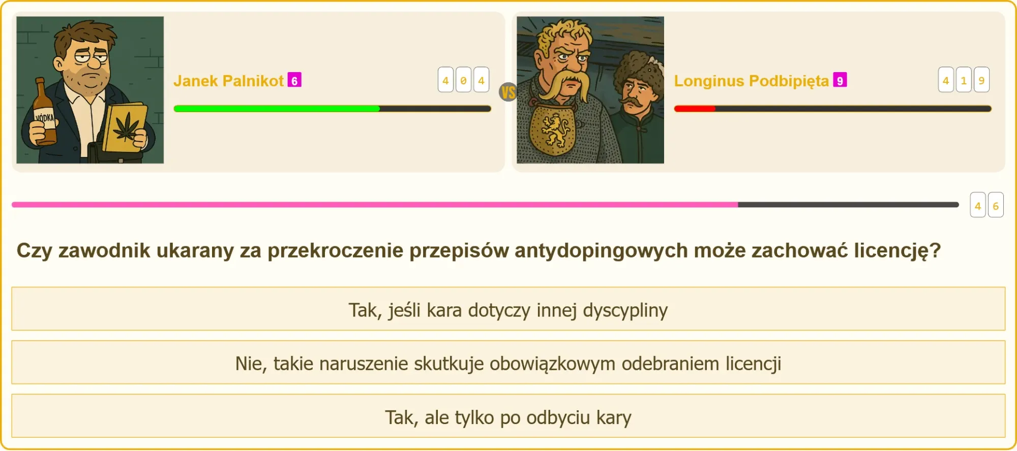 Zawodnik strzelectwa podczas zawodów
