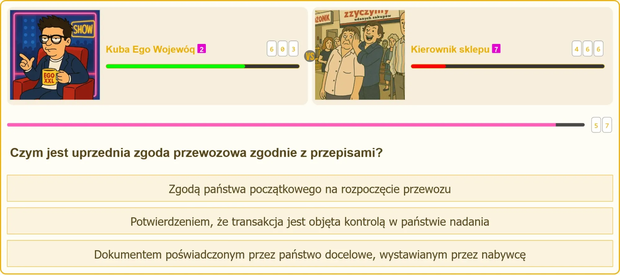 Dokument uprzedniej zgody przewozowej