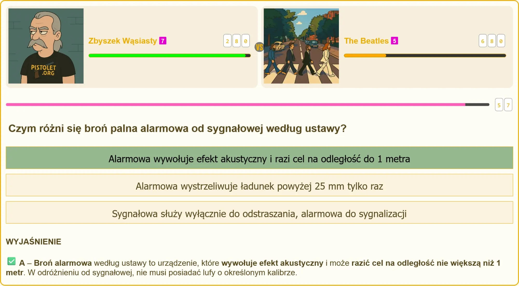 Egzamin na patent strzelecki – pytania testowe
