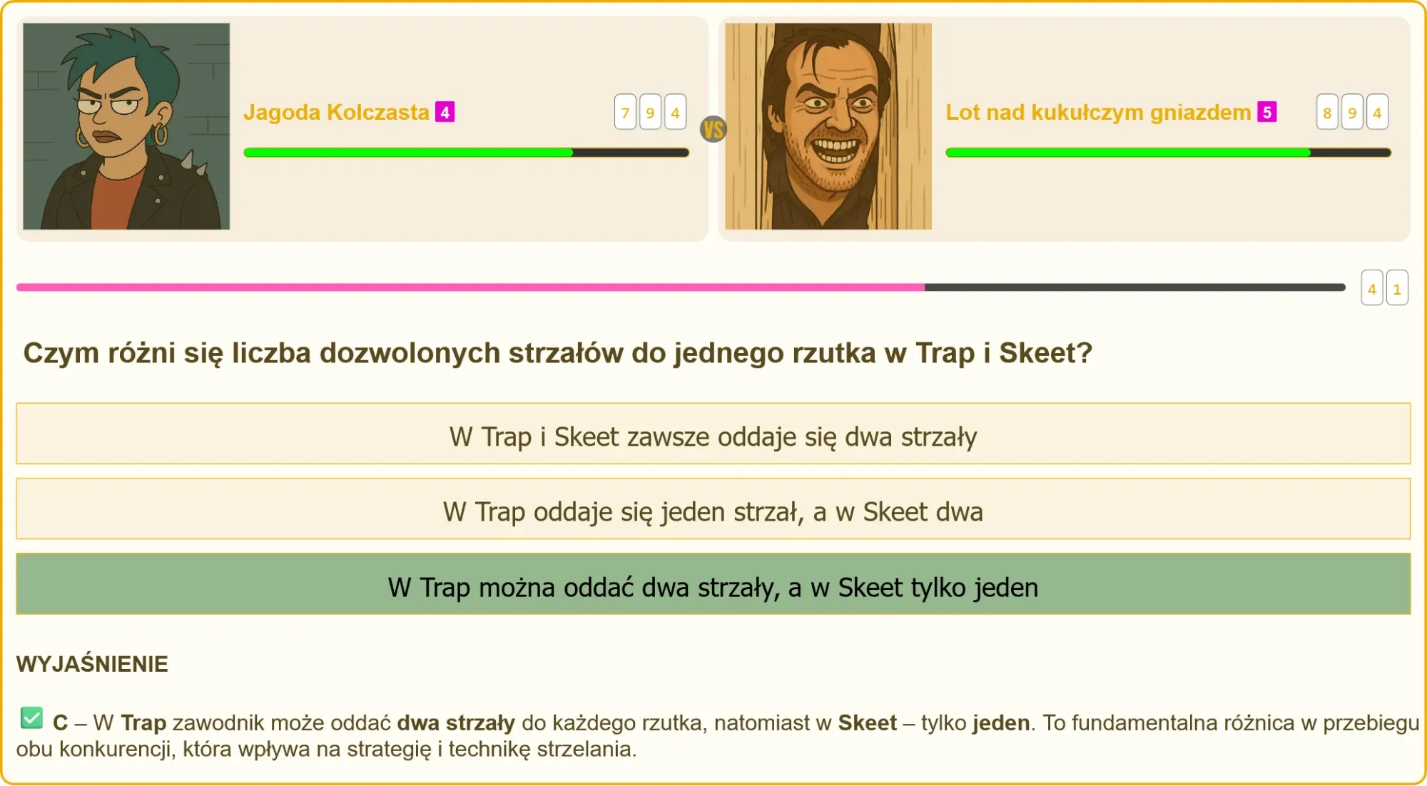 Porównanie zasad strzelania w Trap i Skeet