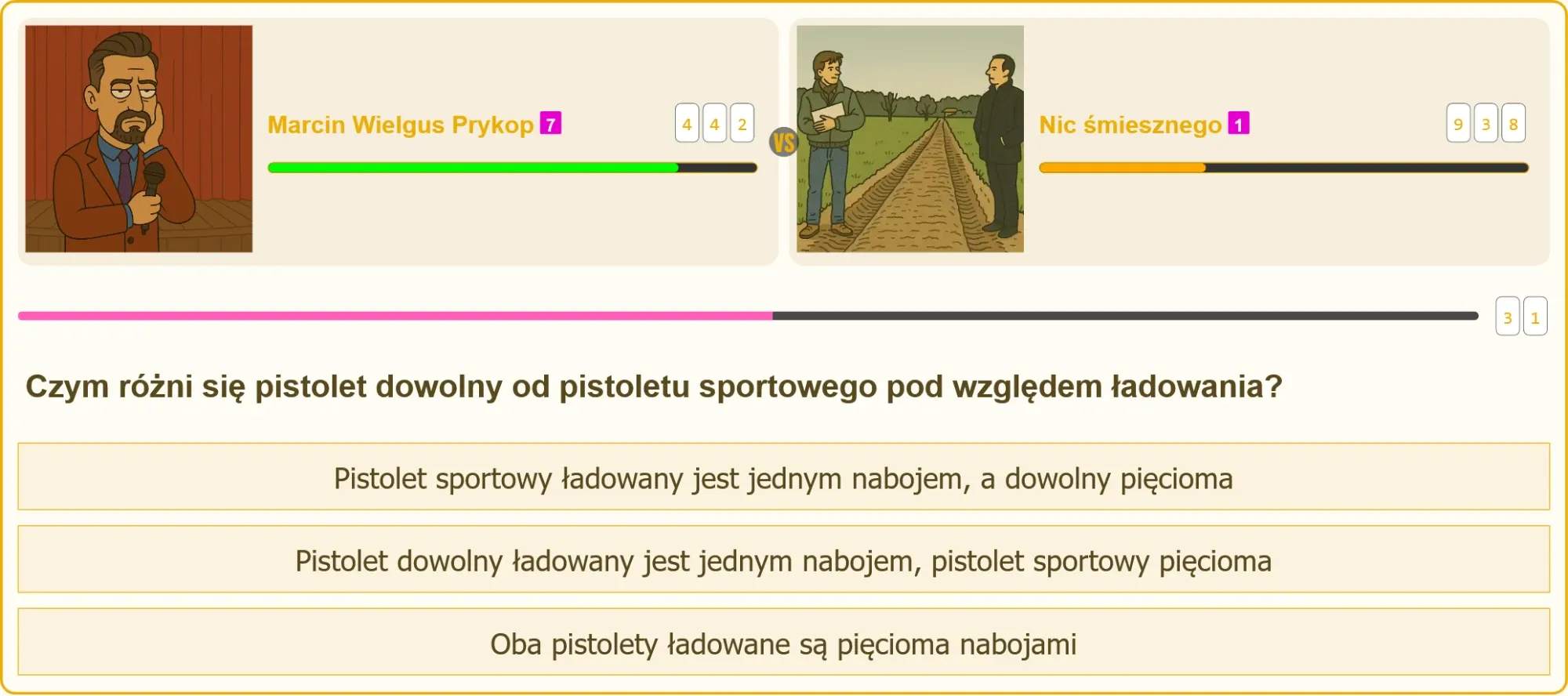 Porównanie pistoletu dowolnego i sportowego