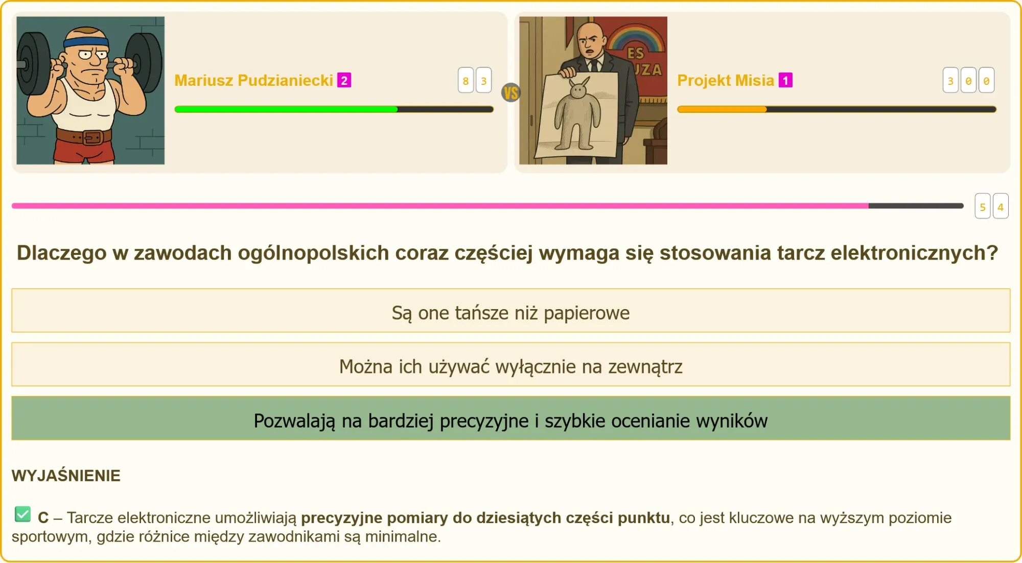 Porównanie tarczy elektronicznej i tradycyjnej