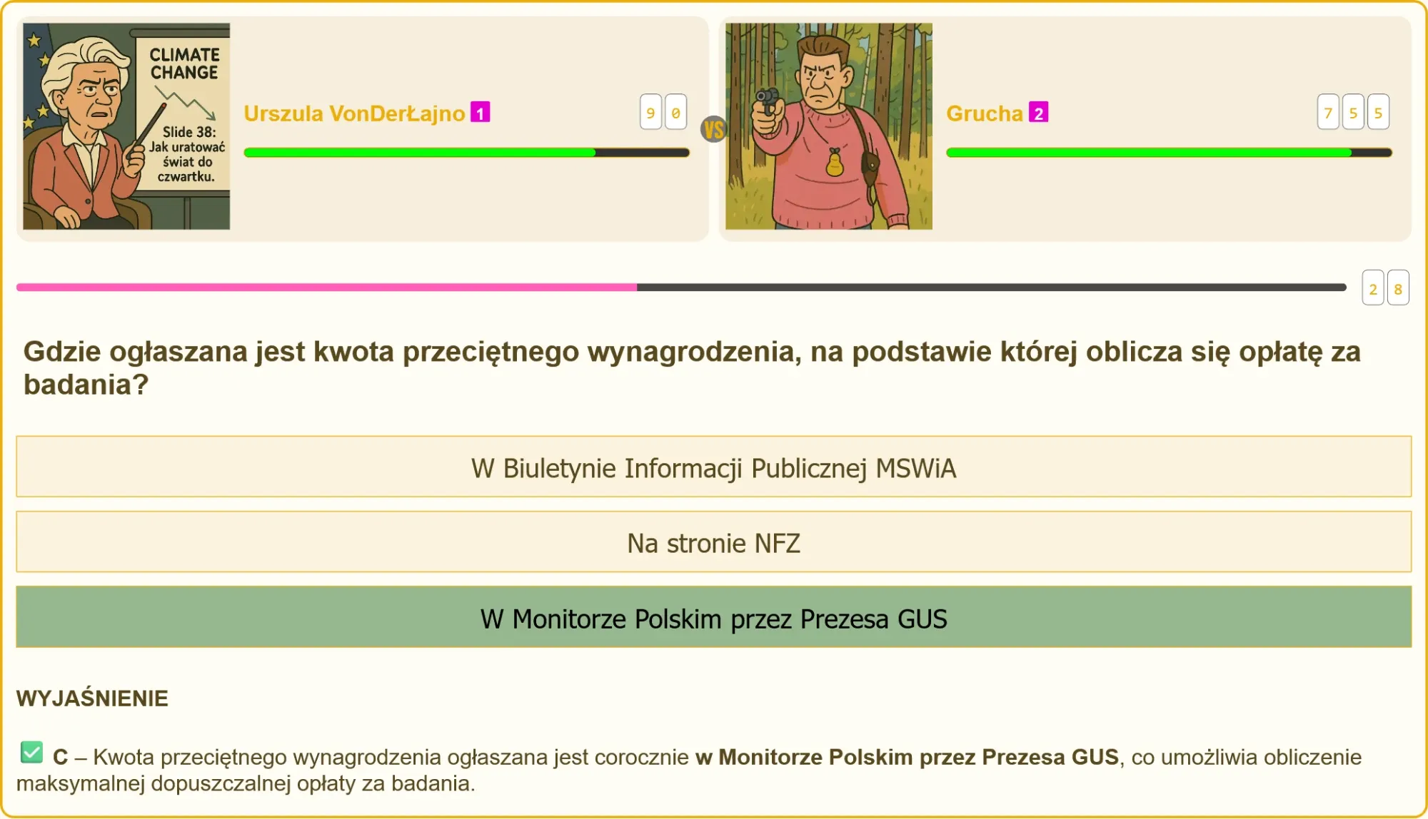 Walka na testy – Urszula kontra Grucha