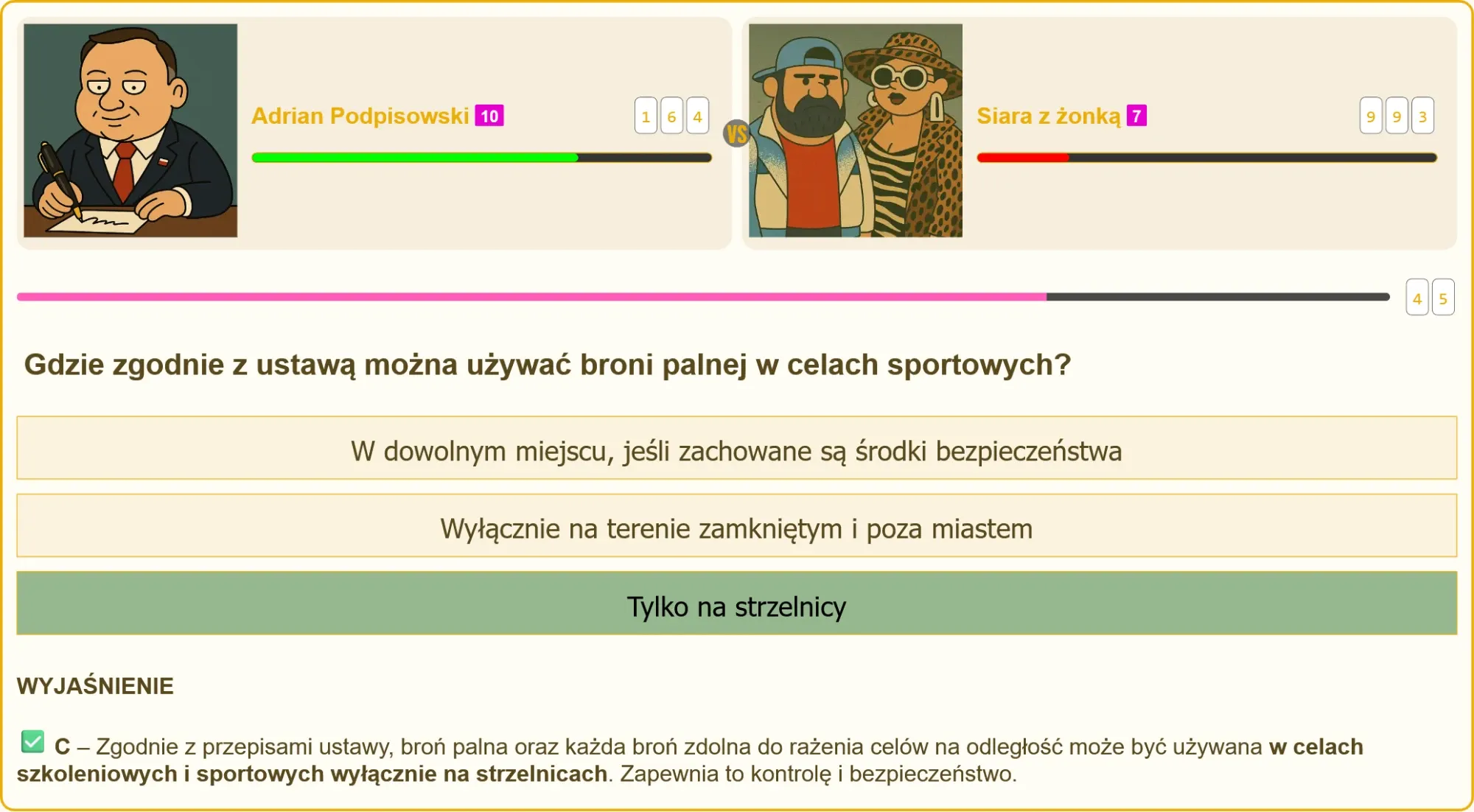 Egzamin na patent strzelecki - pytania i odpowiedzi