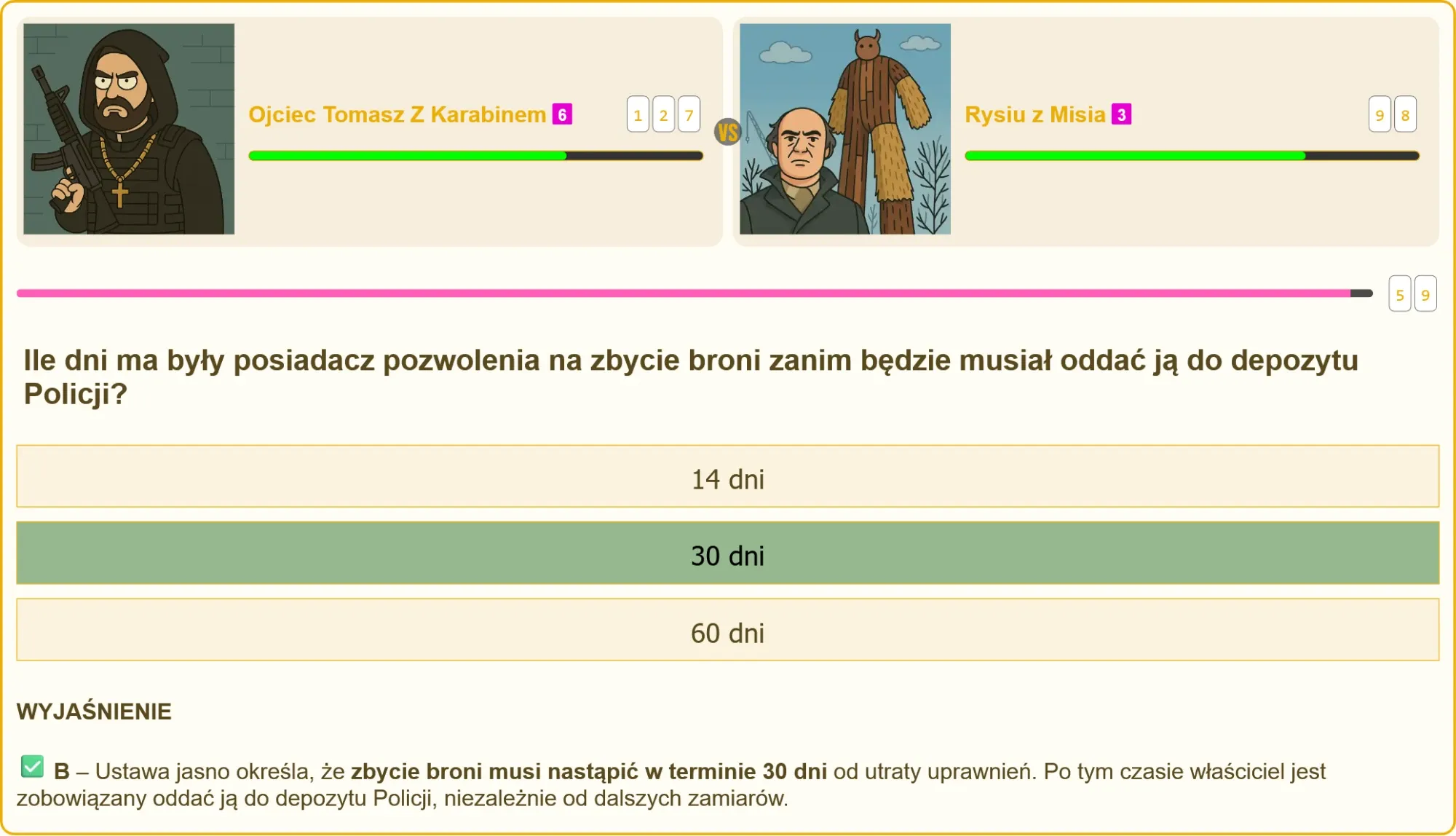 Termin 30 dni na zbycie broni - przepisy ustawy o broni i amunicji
