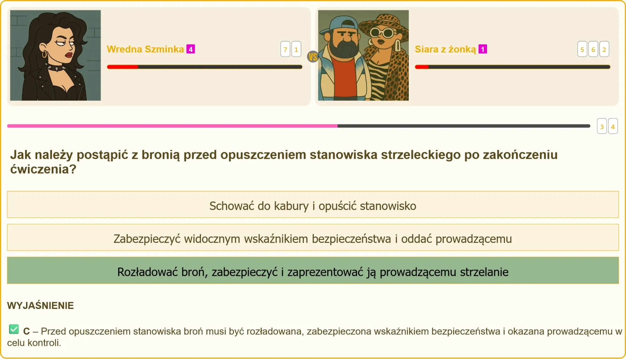 Poprawne postępowanie z bronią na strzelnicy