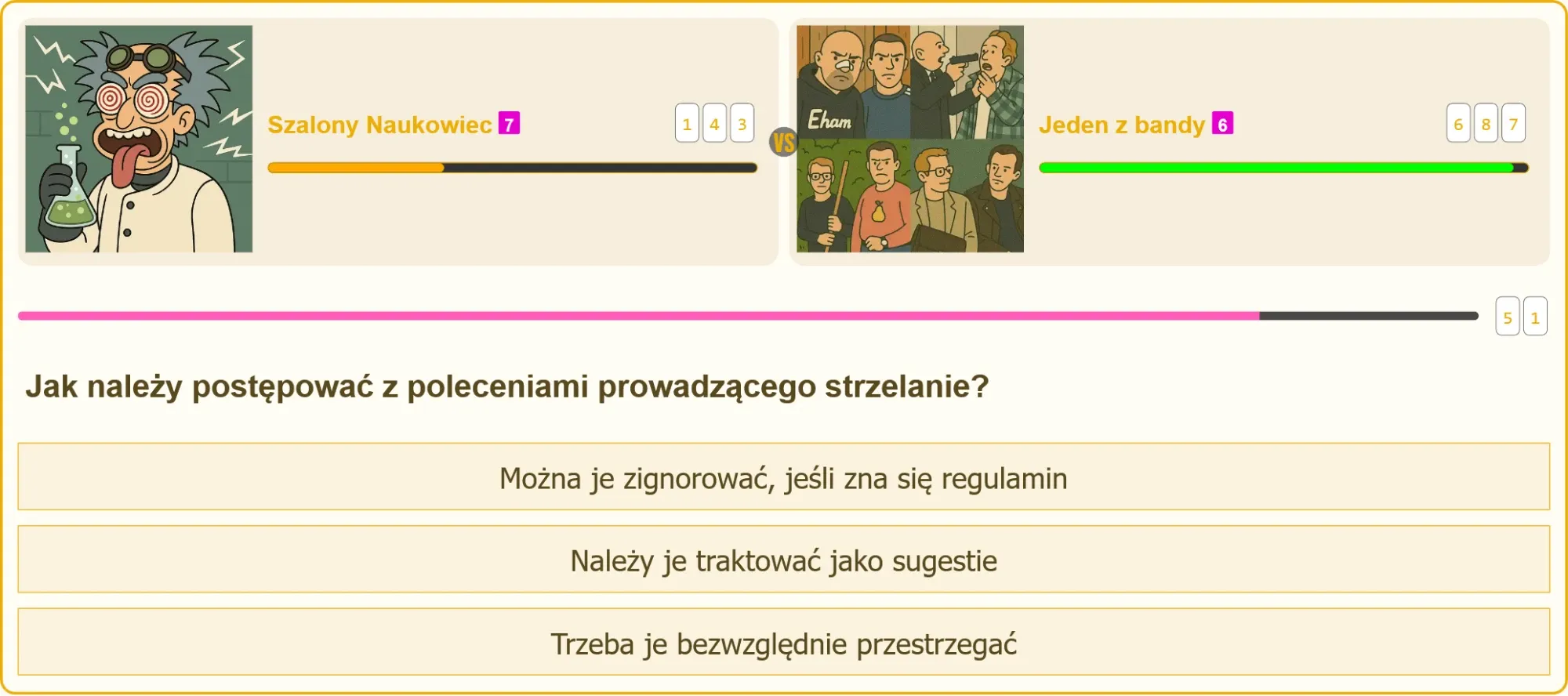 Prowadzący strzelanie wydający polecenia na strzelnicy