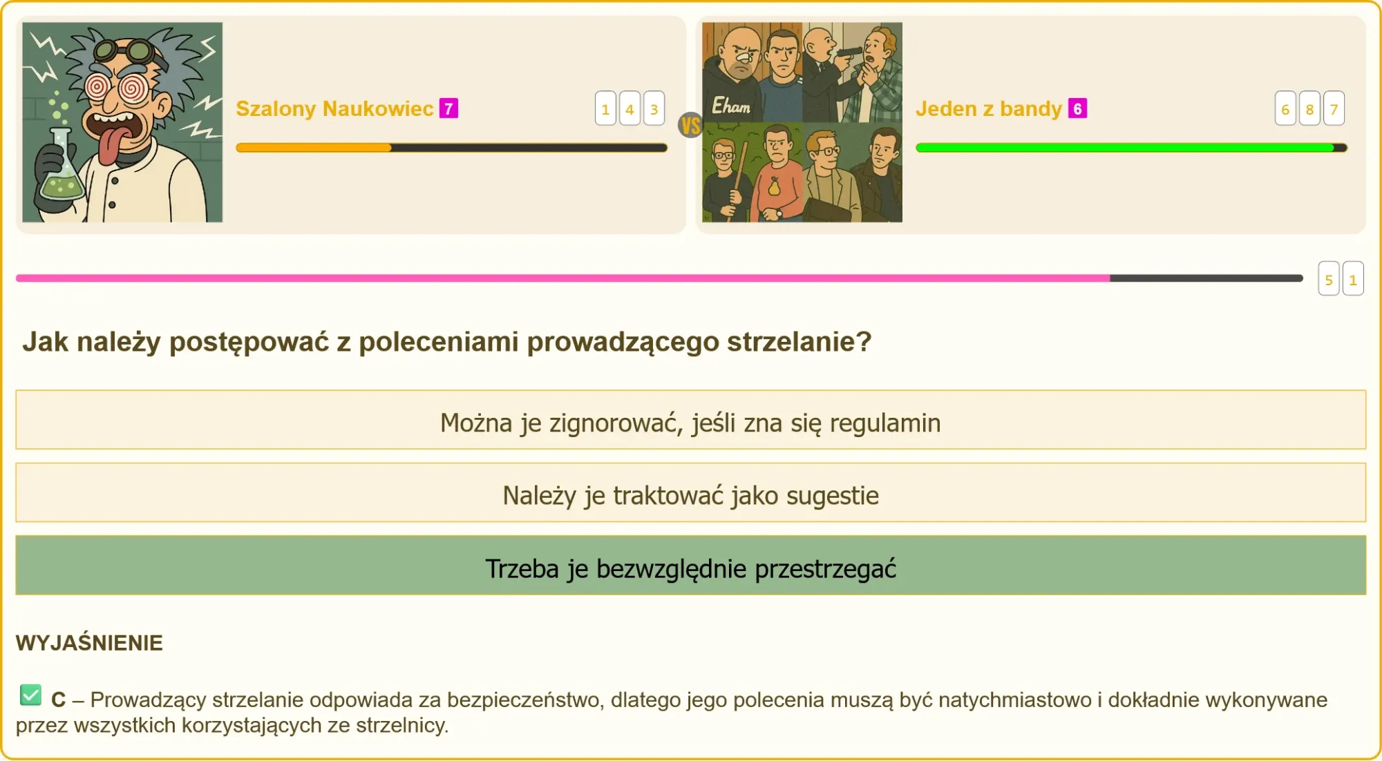 Egzamin na patent strzelecki - pytania testowe