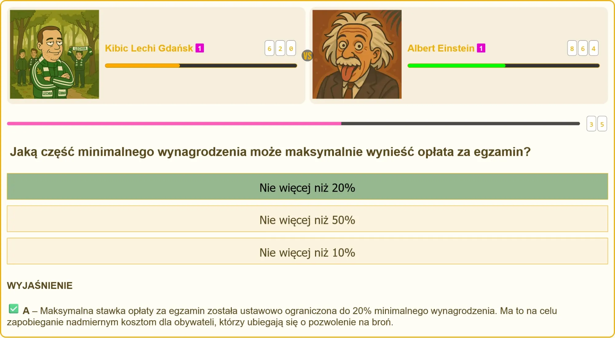 Pojedynek wiedzy - patent strzelecki