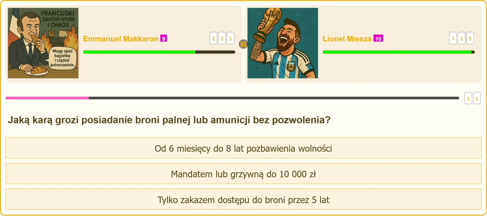 Pistolet z zawieszoną kartką z napisem 'zakaz'