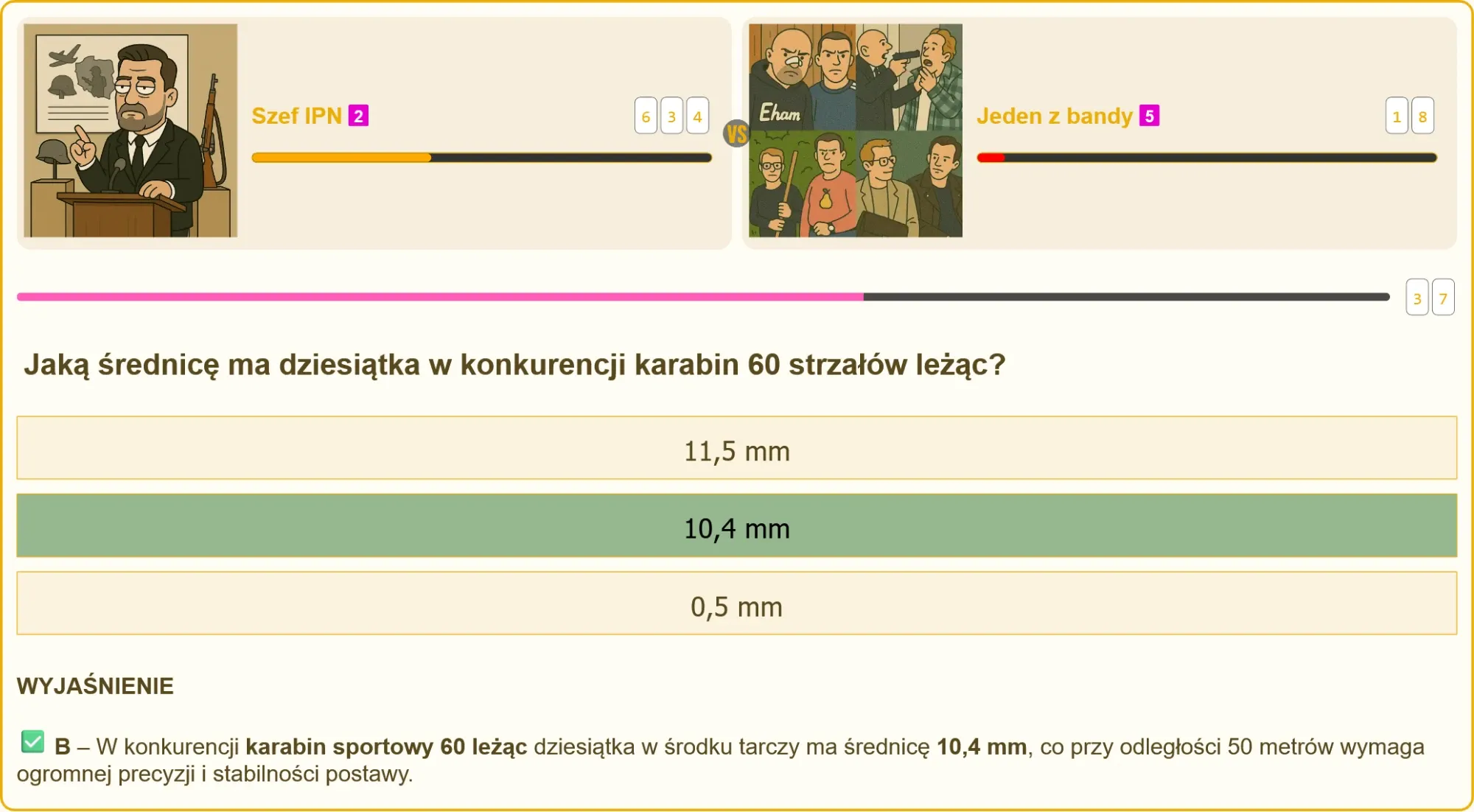 Strzelec w pozycji leżącej z karabinem sportowym