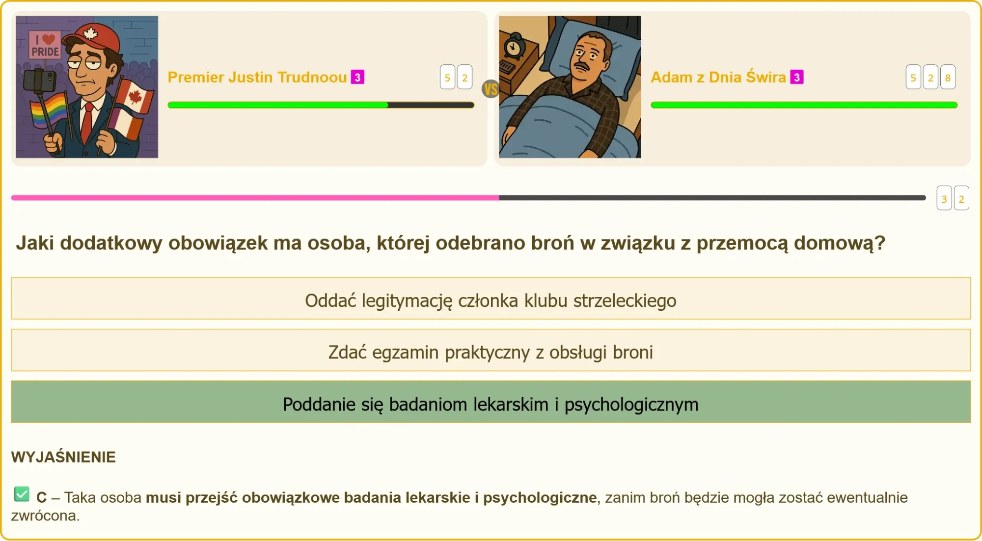 Badania lekarskie i psychologiczne dla posiadaczy broni